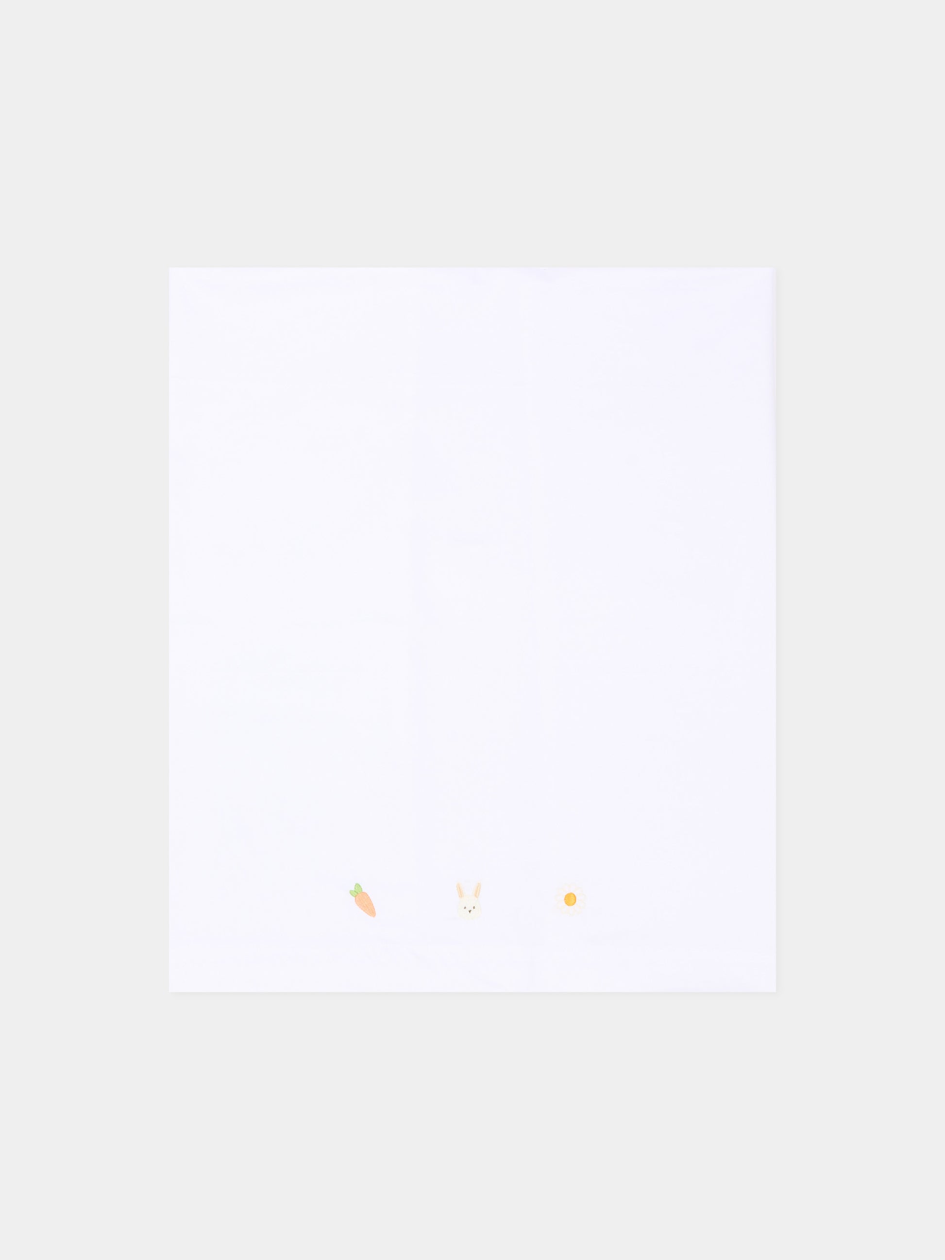 Lenzuola avorio per neonati con ricami,Le Boo Beebè,CBL023 20