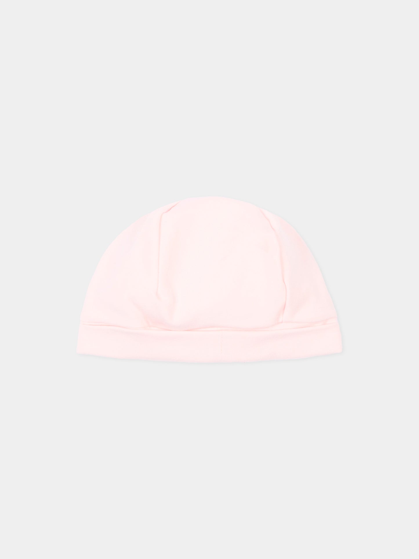Cappellino rosa per neonata con ricami,Le Boo Beebè,CCB022 T351 30
