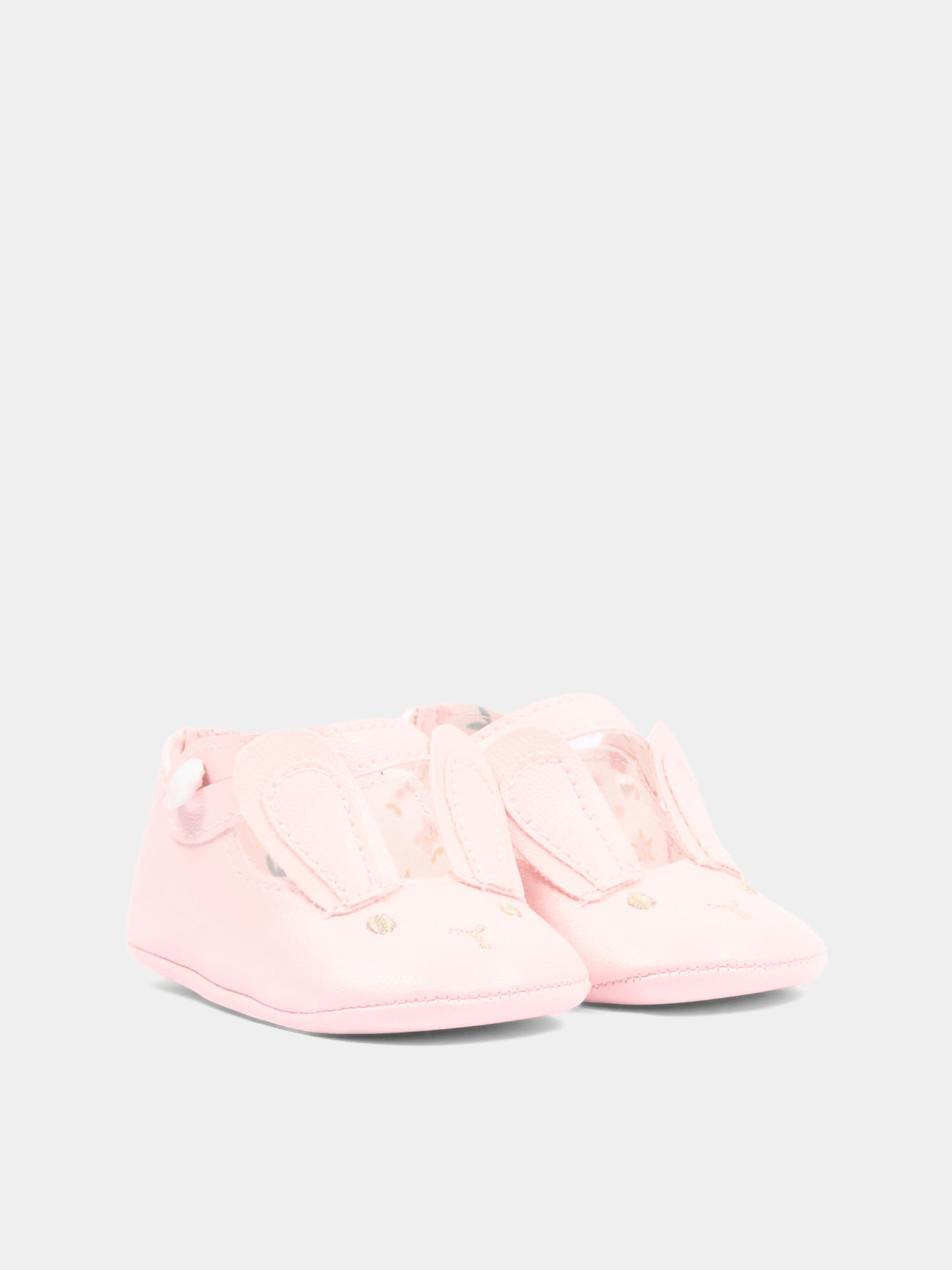 Ballerine rosa per neonata con coniglio,Le Boo Beebè,SBF00 30