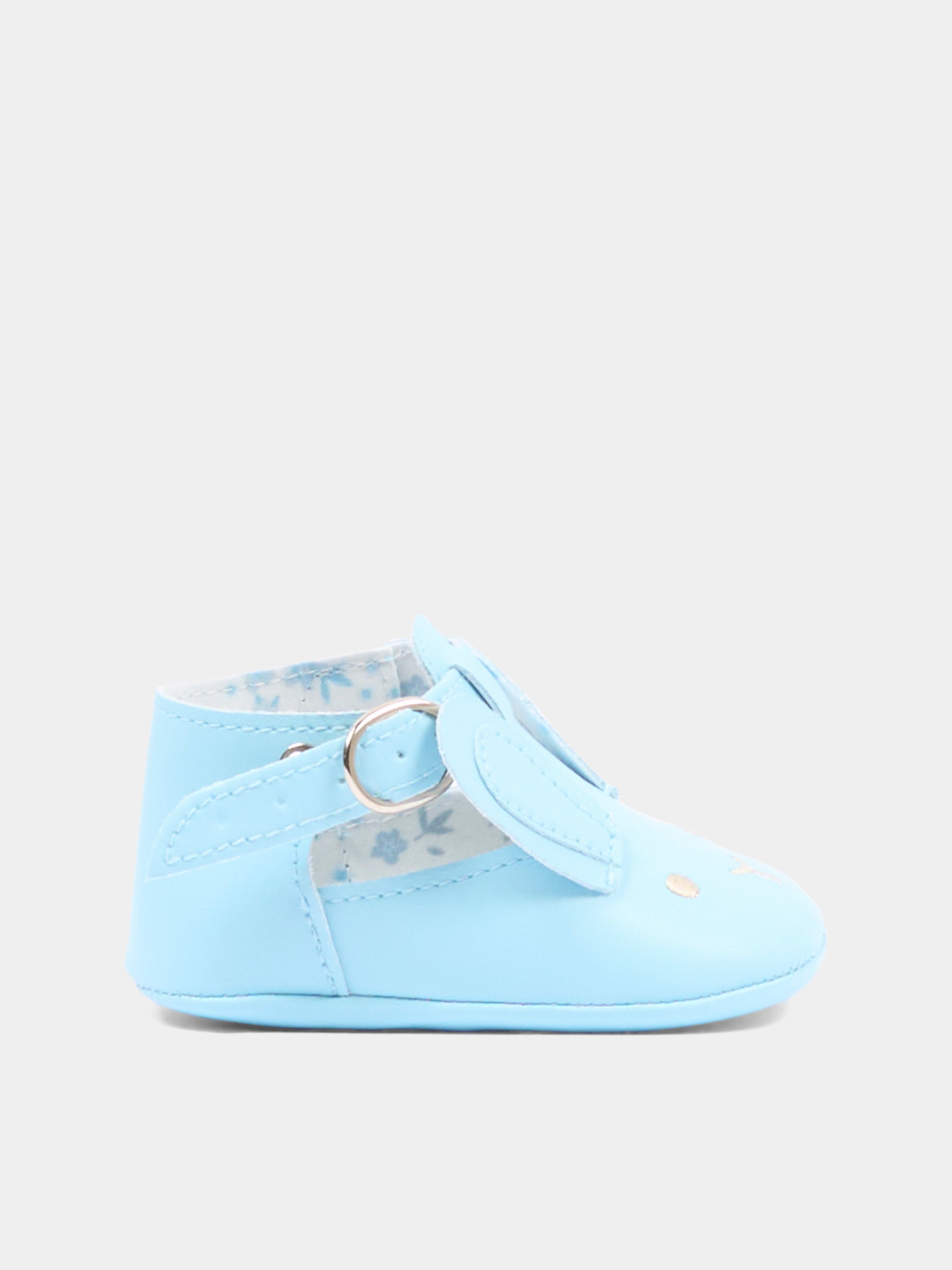 Occhio di bue celeste per neonato con coniglio,Le Boo Beebè,SBM00 40