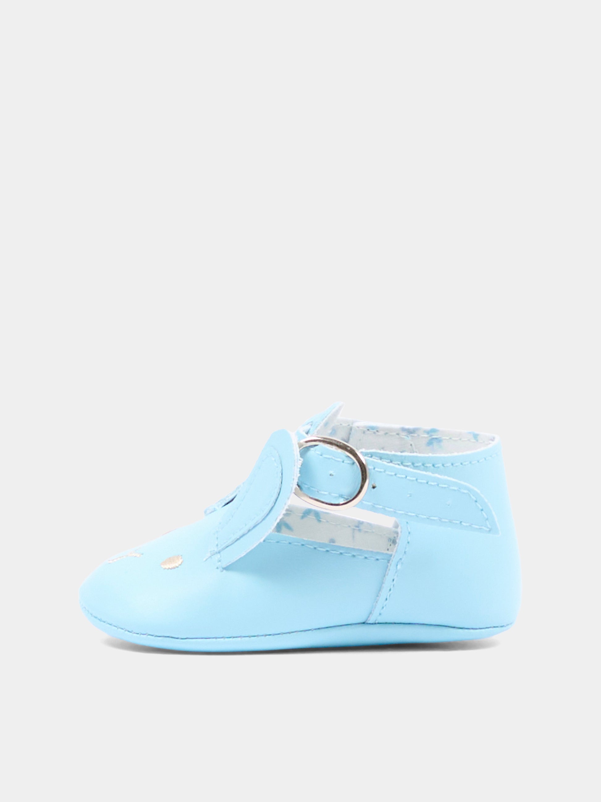 Occhio di bue celeste per neonato con coniglio,Le Boo Beebè,SBM00 40