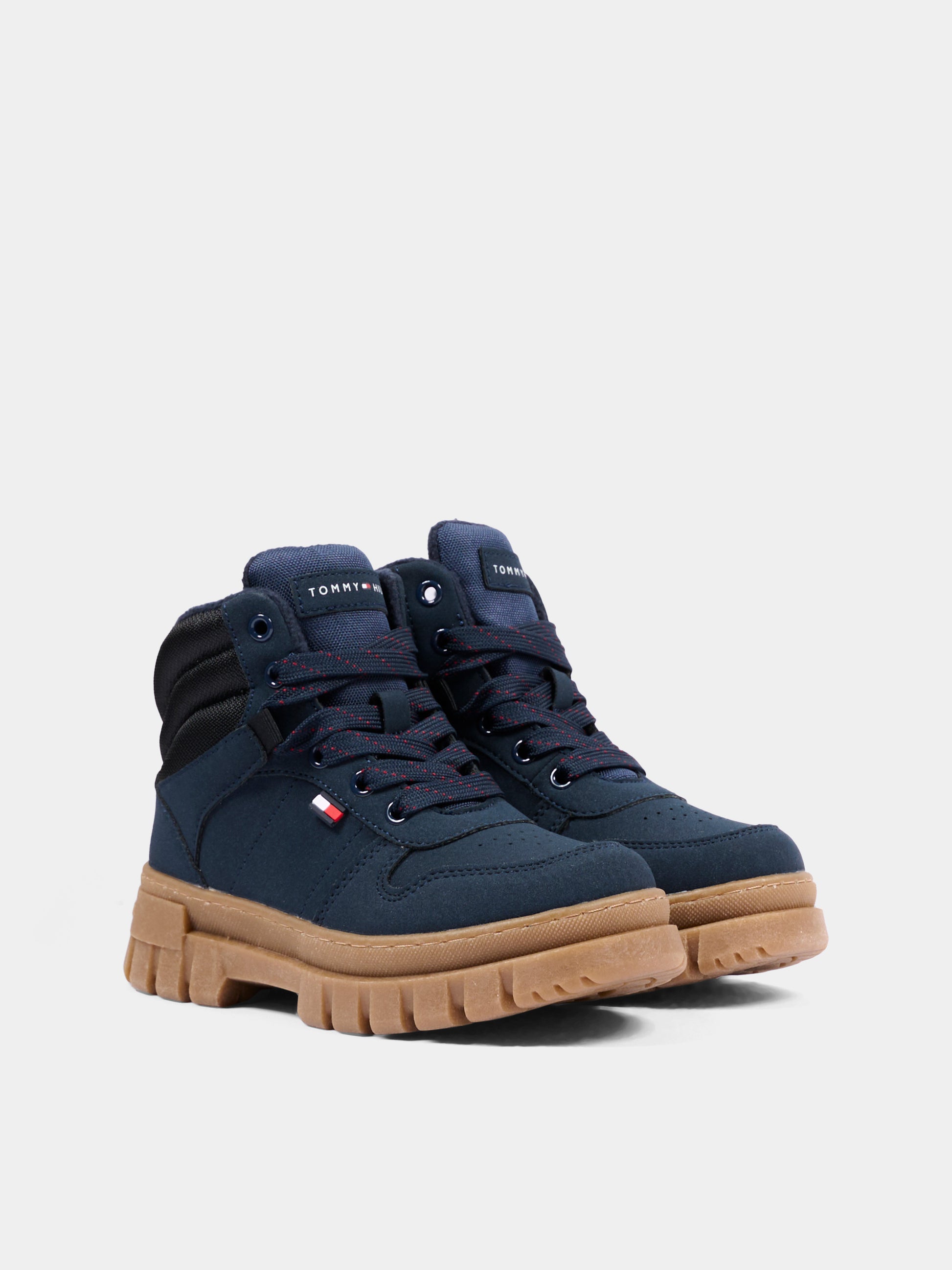Stivaletti blu per bambino con logo,Tommy Hilfiger Junior,T3X5 35292 0316X598
