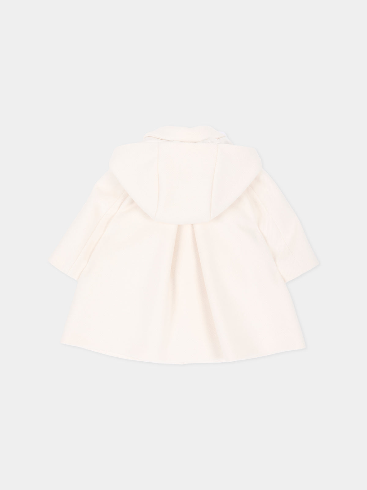 Cappotto avorio per neonati con cappuccio,Colorichiari,MN118826 3030S 20