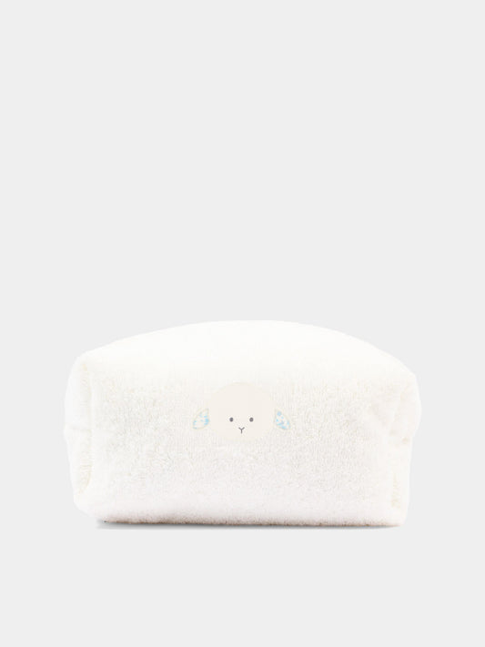 Pochette avorio per neonato con agnellino Olive,Le Boo Beebè,BRR021 20/40