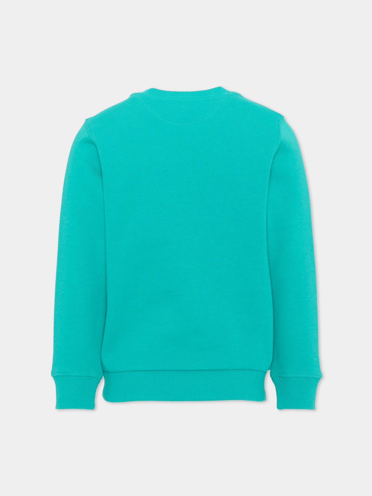Felpa turchese per bambino con logo,Scotch&soda,183331 300