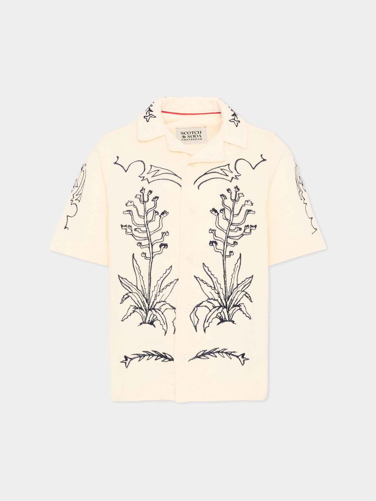 Camicia avorio per bambino con ricami,Scotch&soda,181967 270