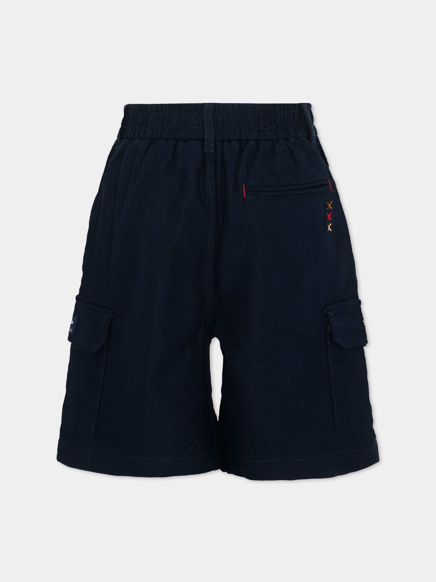 Shorts casual blu per bambini cargo,Scotch&soda,183164 401