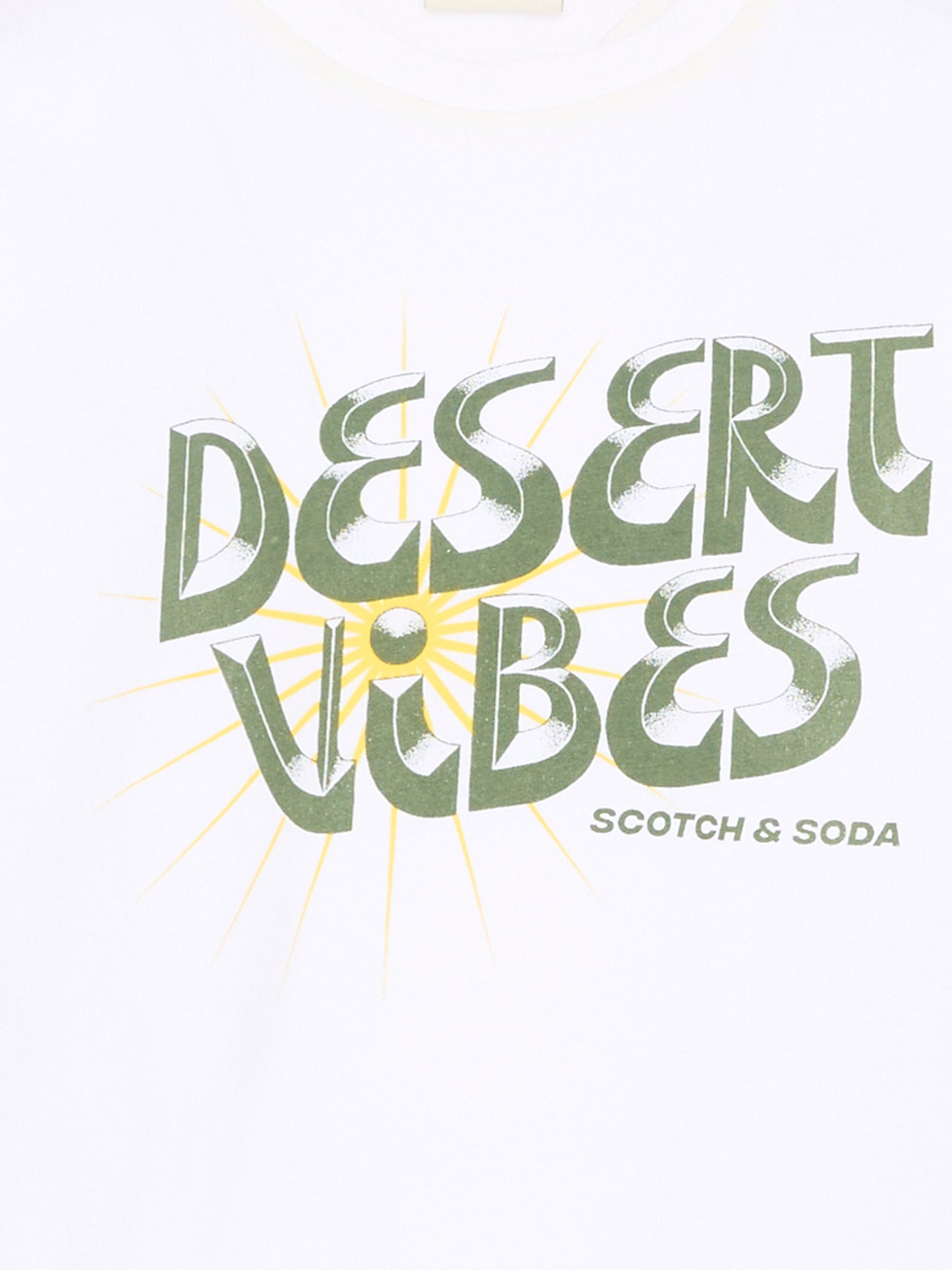 T-Shirt bianca Desert Vibes per bambino,Scotch&soda,184372 101