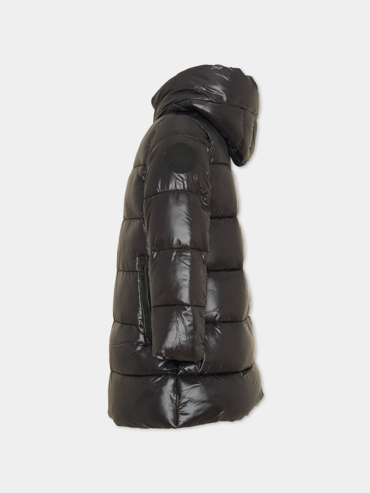 Piumino nero Millie per bambina,Save The Duck Kids,J45510G LOVE21 10000