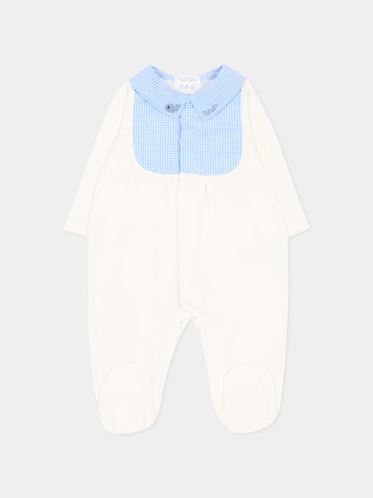 Tutina avorio per neonato con logo,Nanán,I26173OW