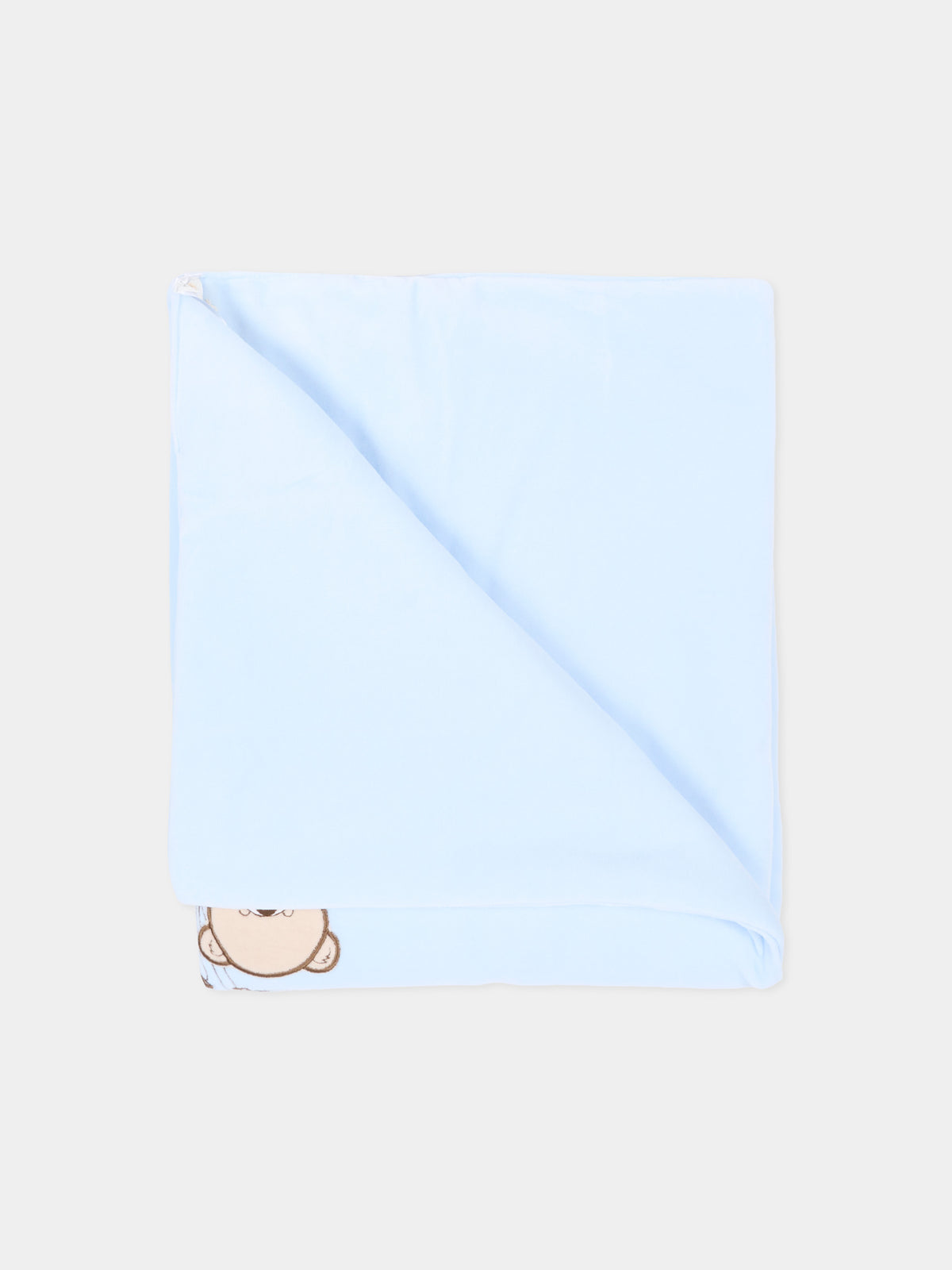 Coperta azzurra per neonato con orsetto,Nanán,I26005A