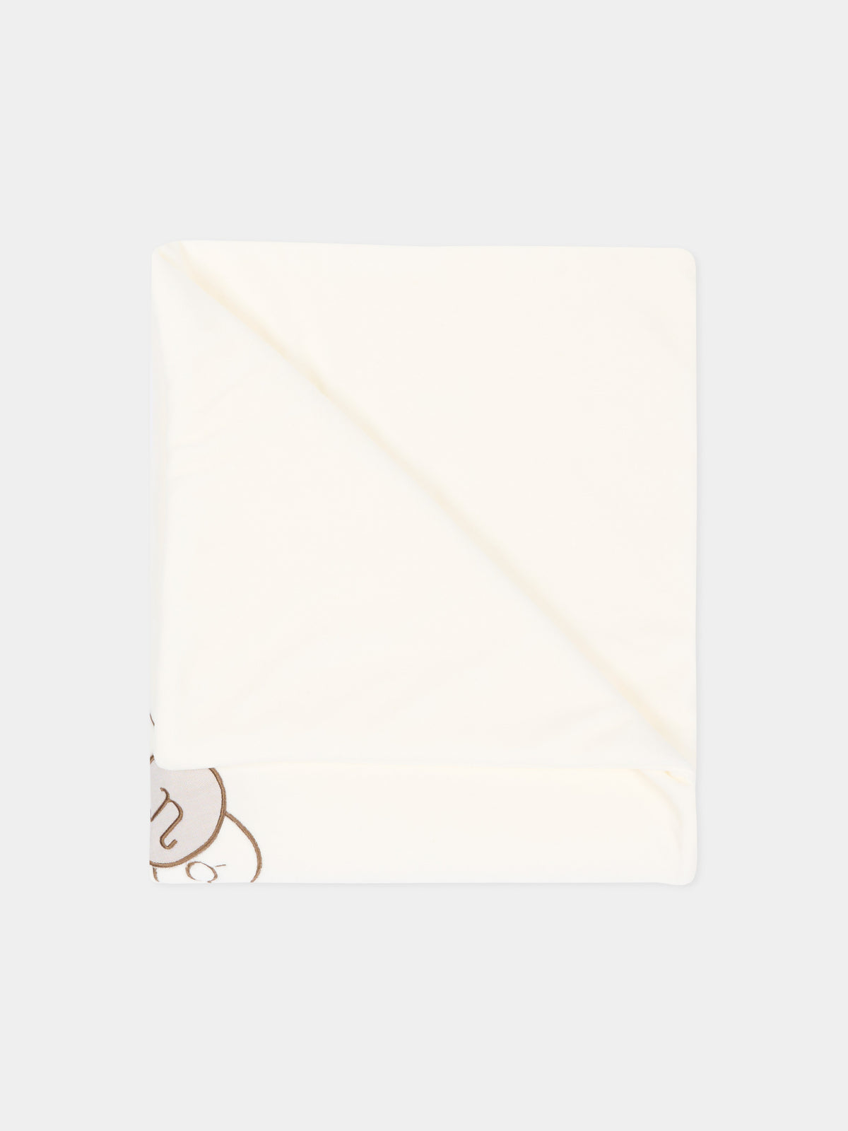 Coperta avorio per neonati con orsetto,Nanán,I26005OW