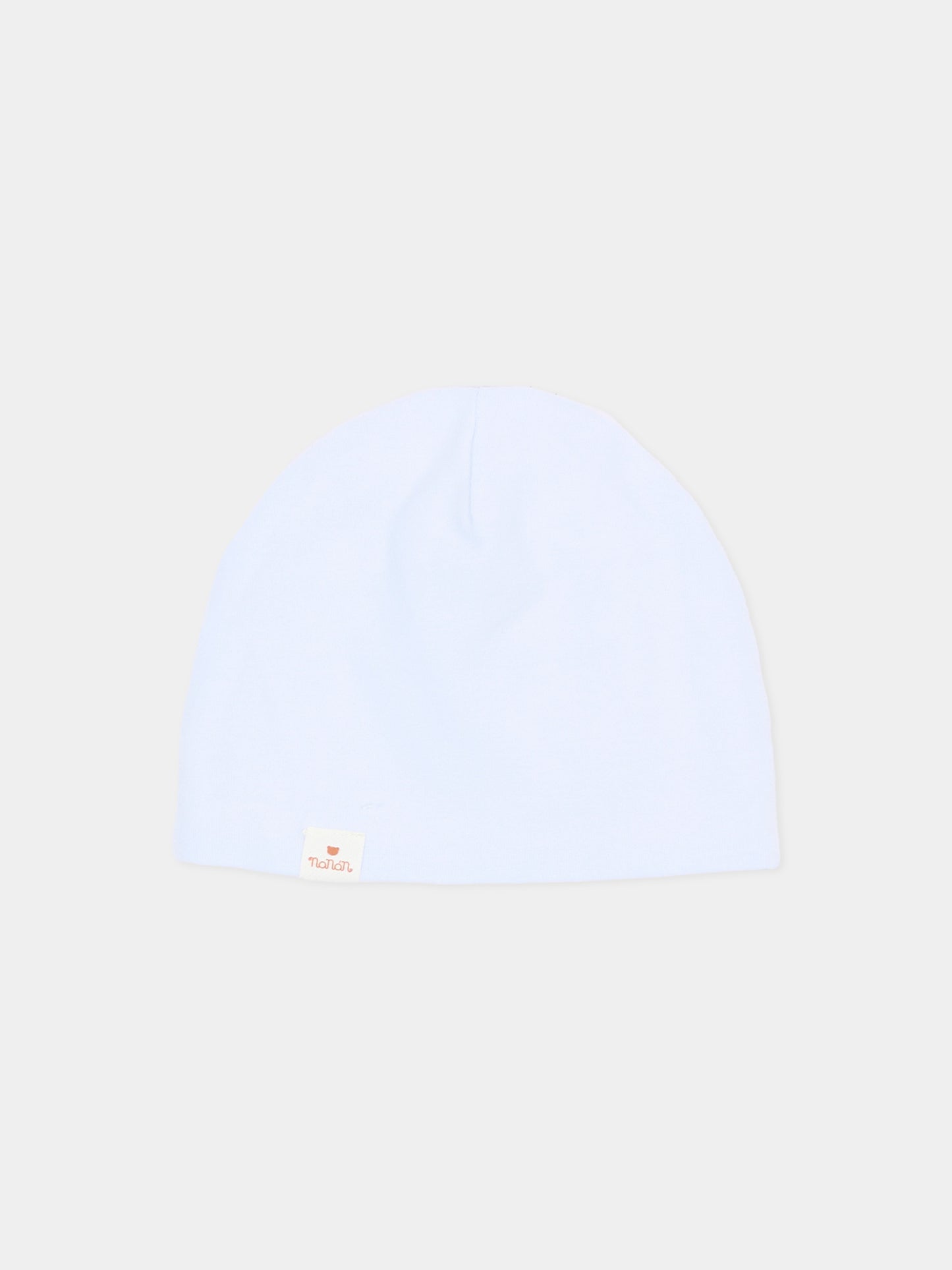 Cappello azzurro per neonato con logo,Nanán,I26020A
