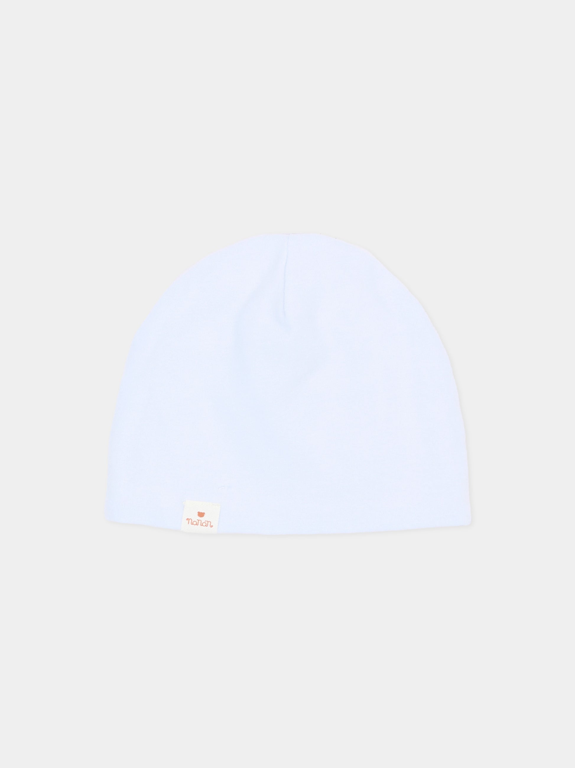 Cappello azzurro per neonato con logo,Nanán,I26020A