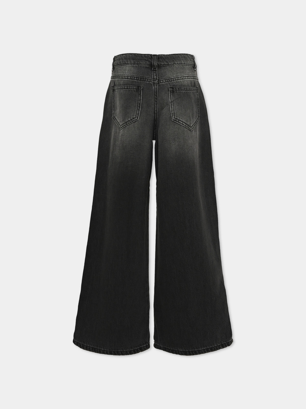 Jeans nero per bambina con logo,Pinko,KFPA070 C DF032 0917