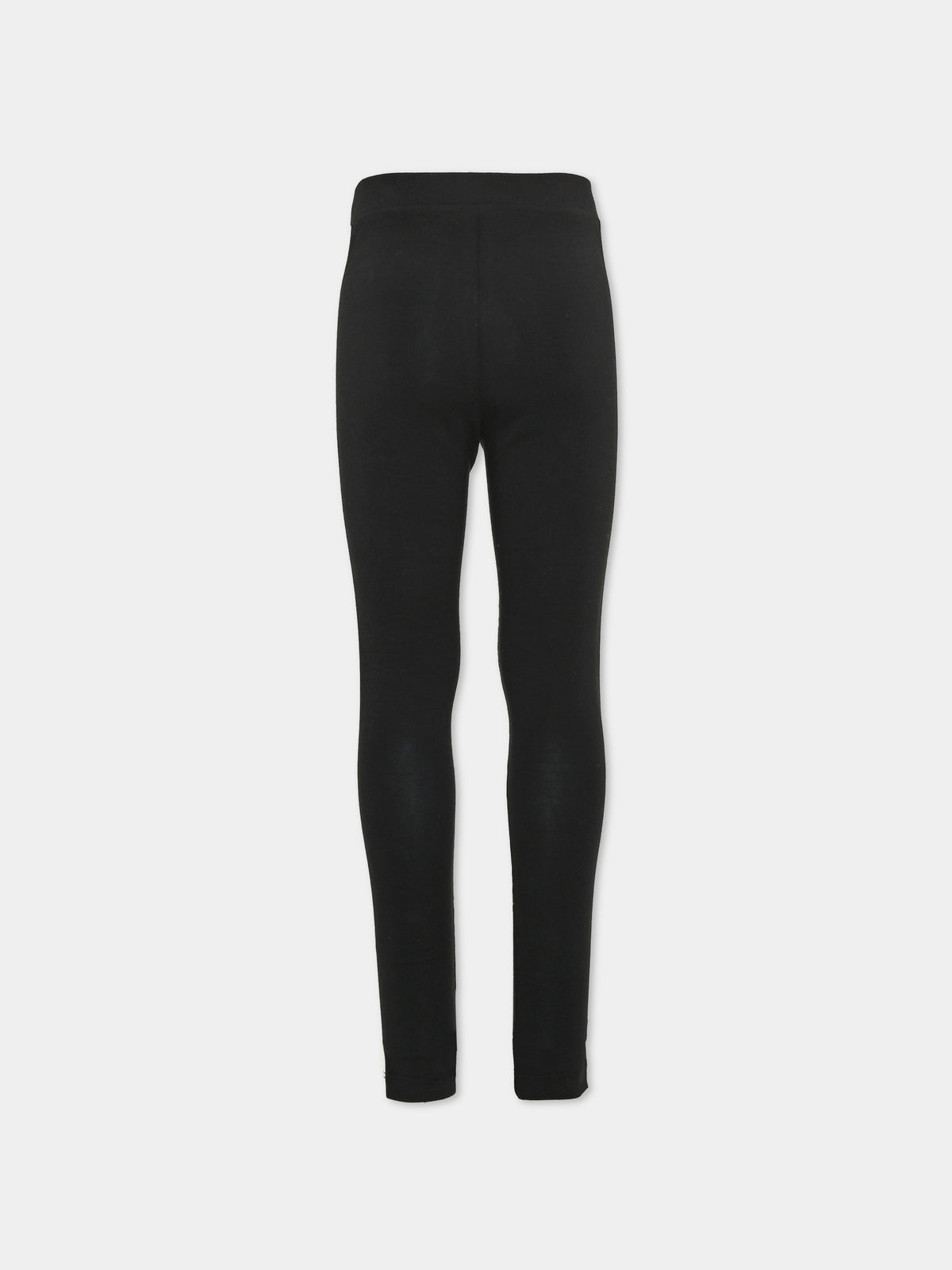 Leggings nero per bambina con logo,Pinko,KFPA082 C JE018 0915