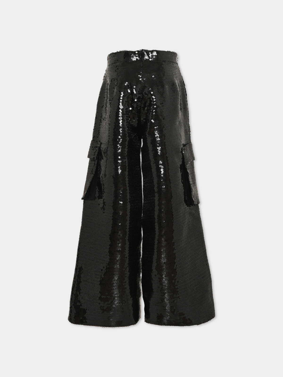 Pantalone nero per bambina con paillettes,Pinko,KFPA088 0 TV152 N000