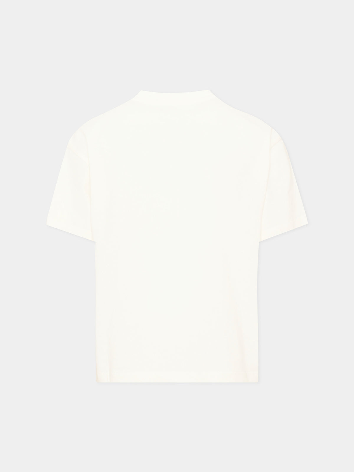 T-shirt avorio per bambina con logo,Pinko,KFTS065 C JE017 0913