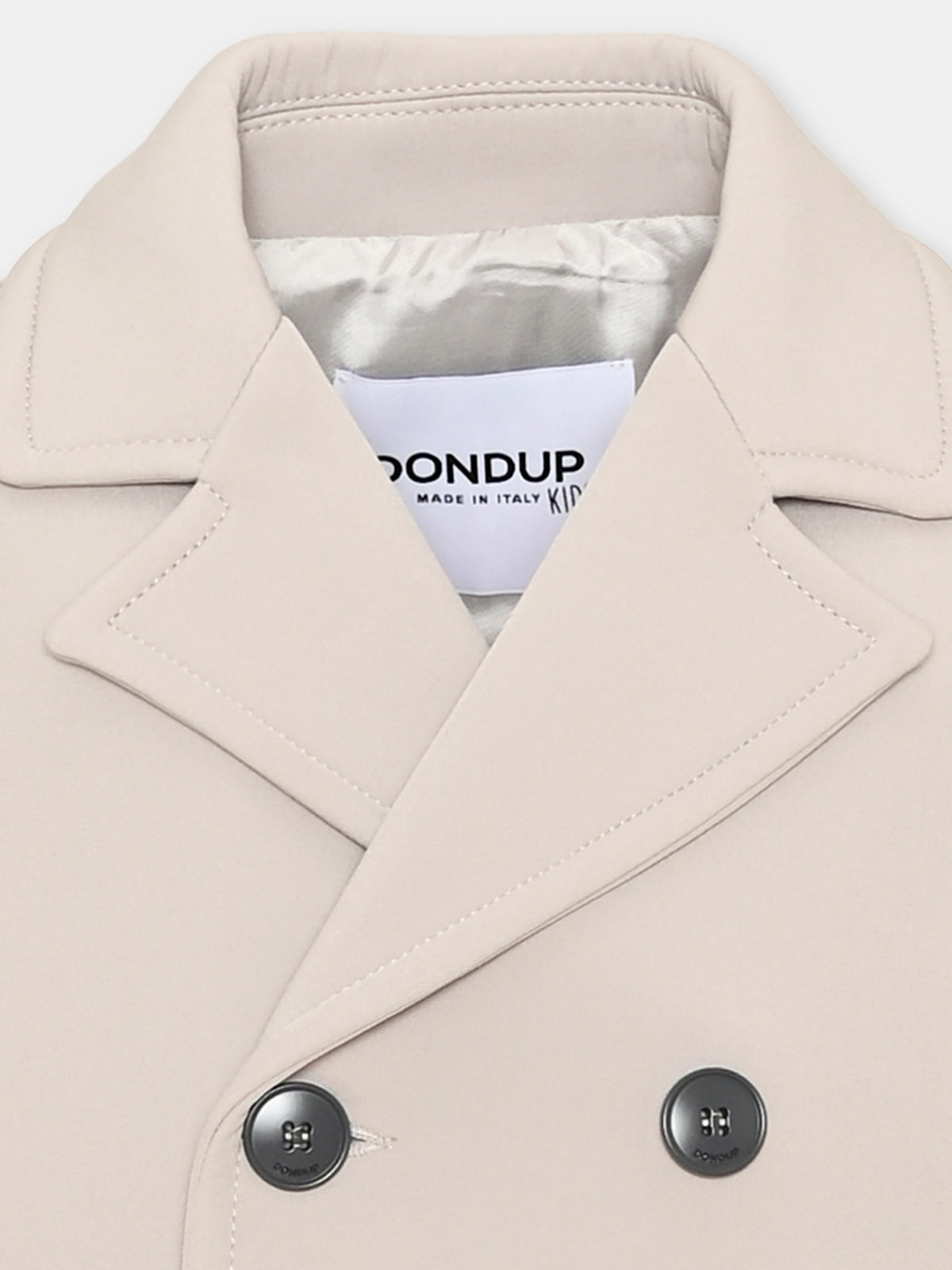 Cappotto grigio per bambino doppiopetto,Dondup Kids,DMGB035 0 TV142 5000