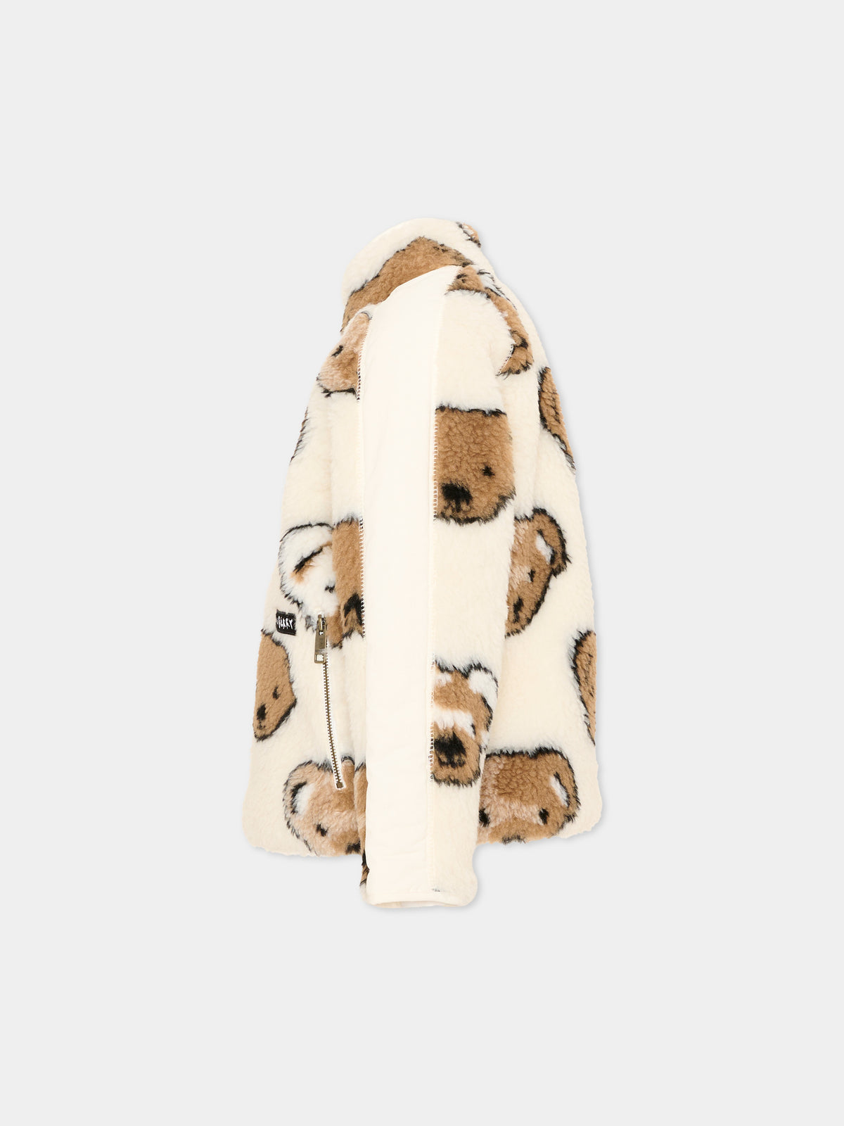 Ecopelliccia avorio per bambina,Burberry Kids,8131097 B7783