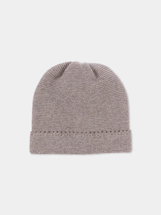 Cappello marrone per neonati,Little Bear,4124 TORTORA/TORTORA