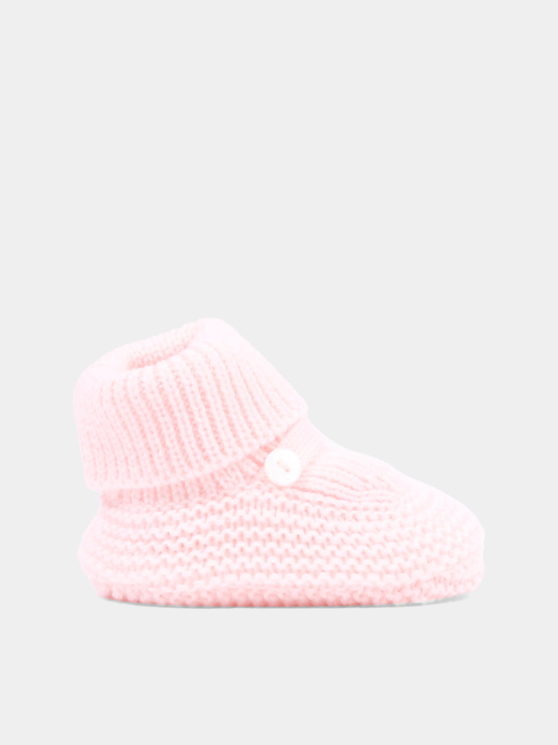 Babbucce rosa per neonata in tricot,Little Bear,4129 CIPRIA
