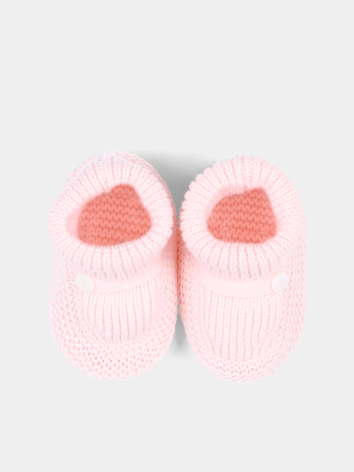 Babbucce rosa per neonata in tricot,Little Bear,4129 CIPRIA