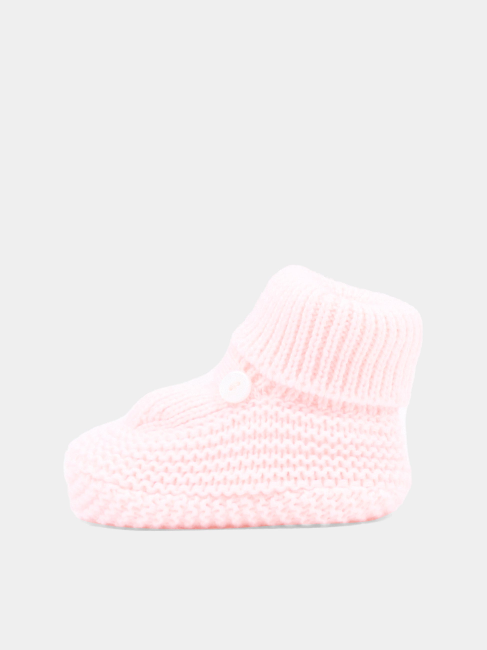 Babbucce rosa per neonata in tricot,Little Bear,4129 CIPRIA