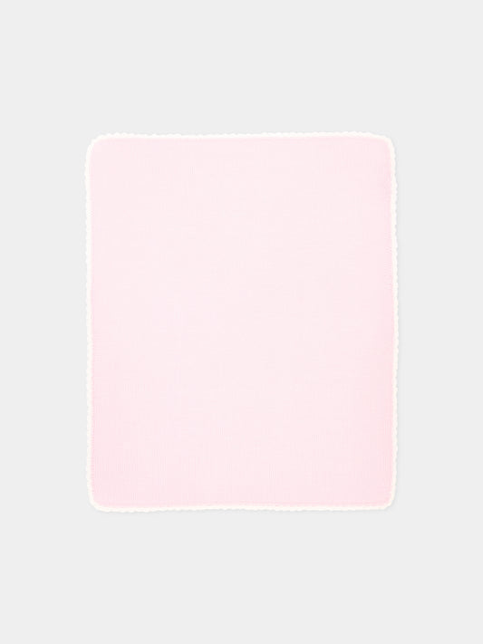 Copertina rosa per neonata in maglia,Little Bear,4000 CIPRIA/LATTE