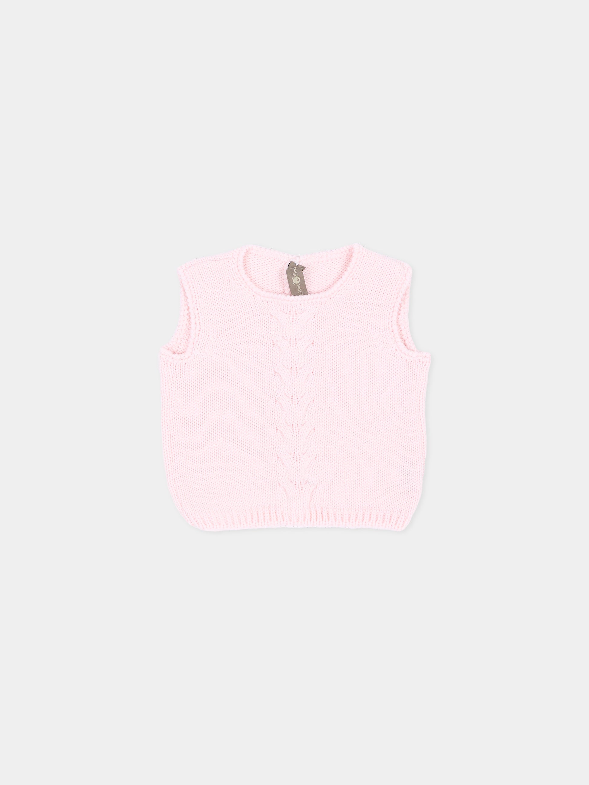 Gilet rosa per neonata,Little Bear,4019 CIPRIA