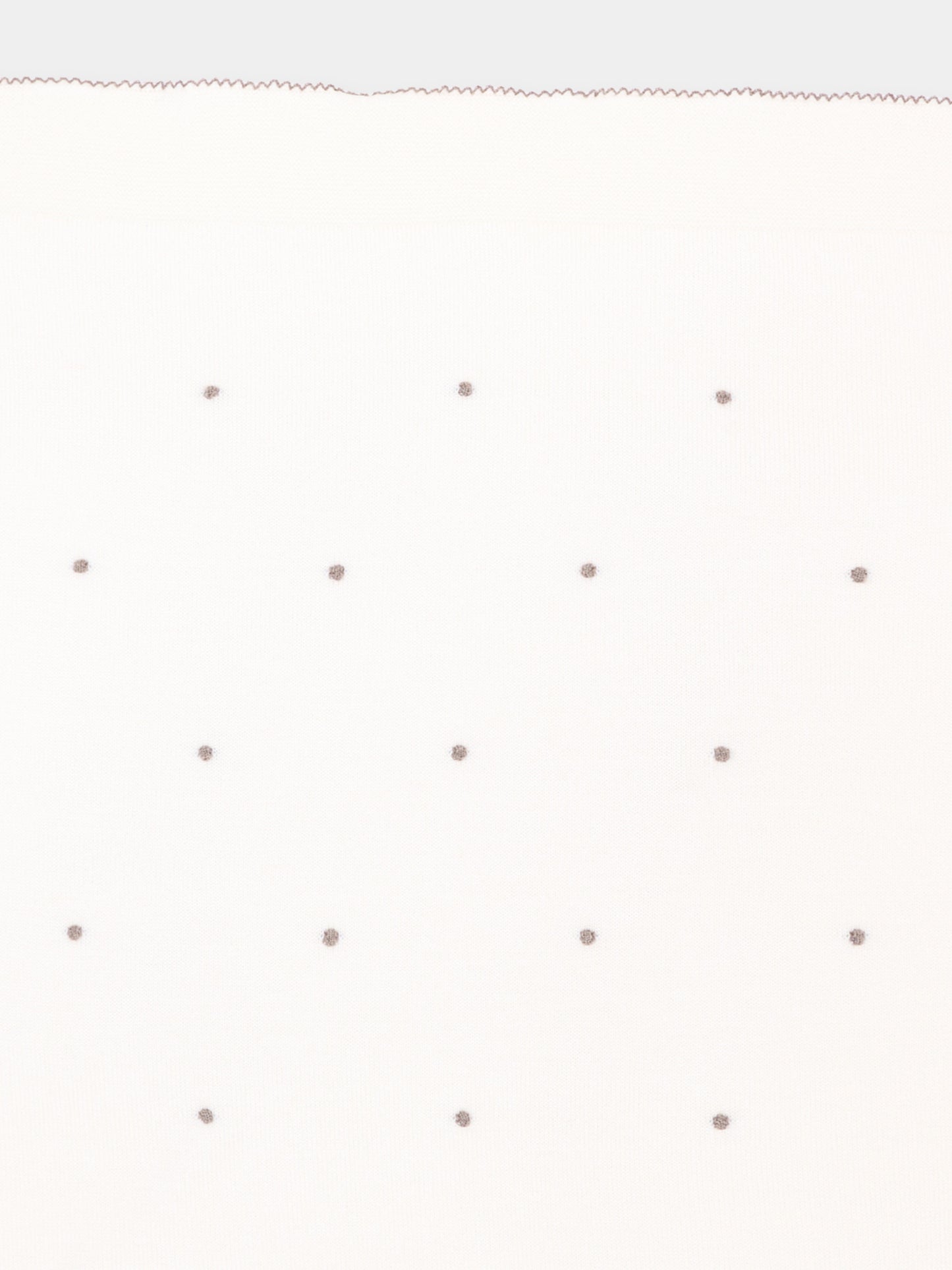 Copertina beige per neonato con ricami,Little Bear,4107 LATTE/TORTORA