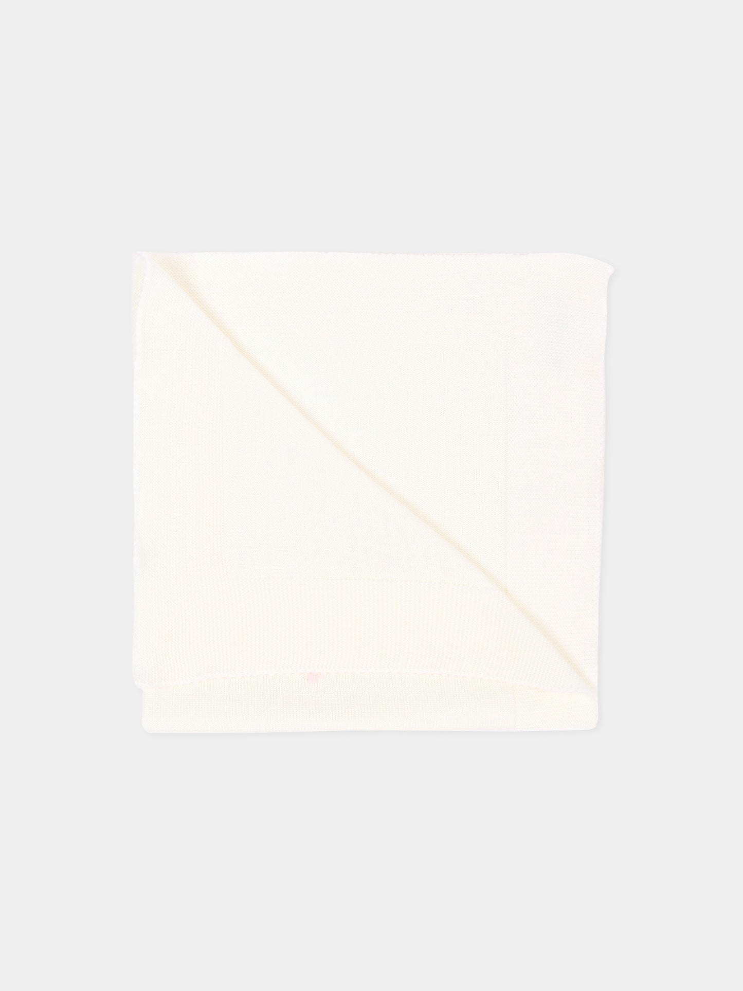 Copertina rosa per neonata con pois,Little Bear,4107 LATTE/ROSA