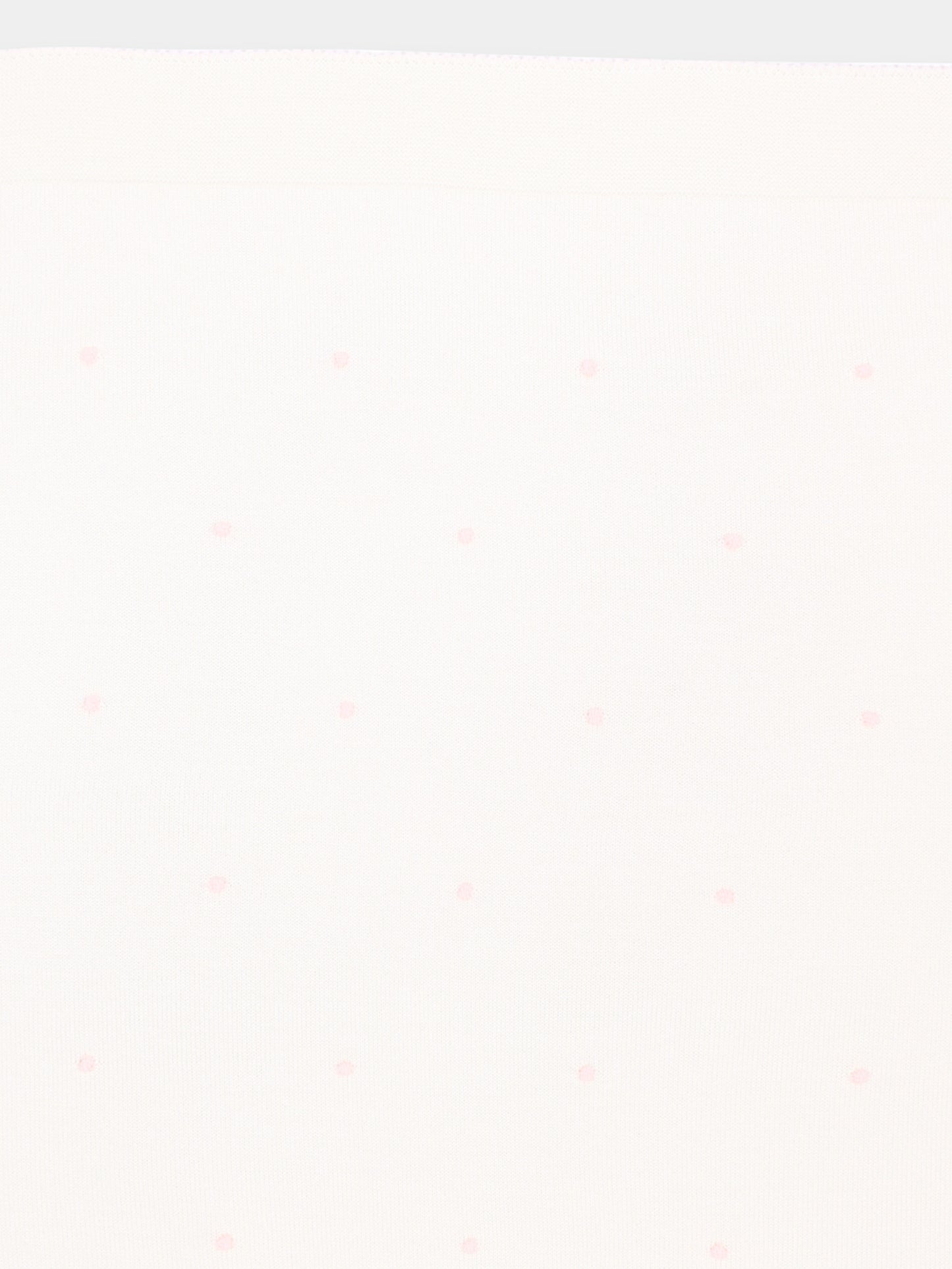 Copertina rosa per neonata con pois,Little Bear,4107 LATTE/ROSA