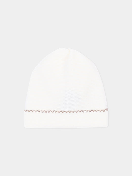 Cappello avorio per neonati,Little Bear,4124 LATTE/TORTORA