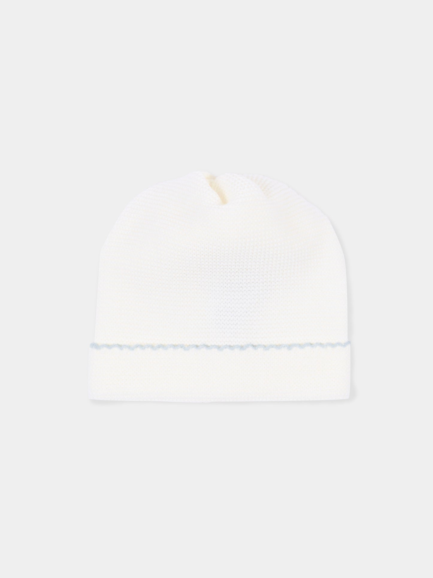 Cappello avorio per neonato,Little Bear,4124 LATTE/CIELO