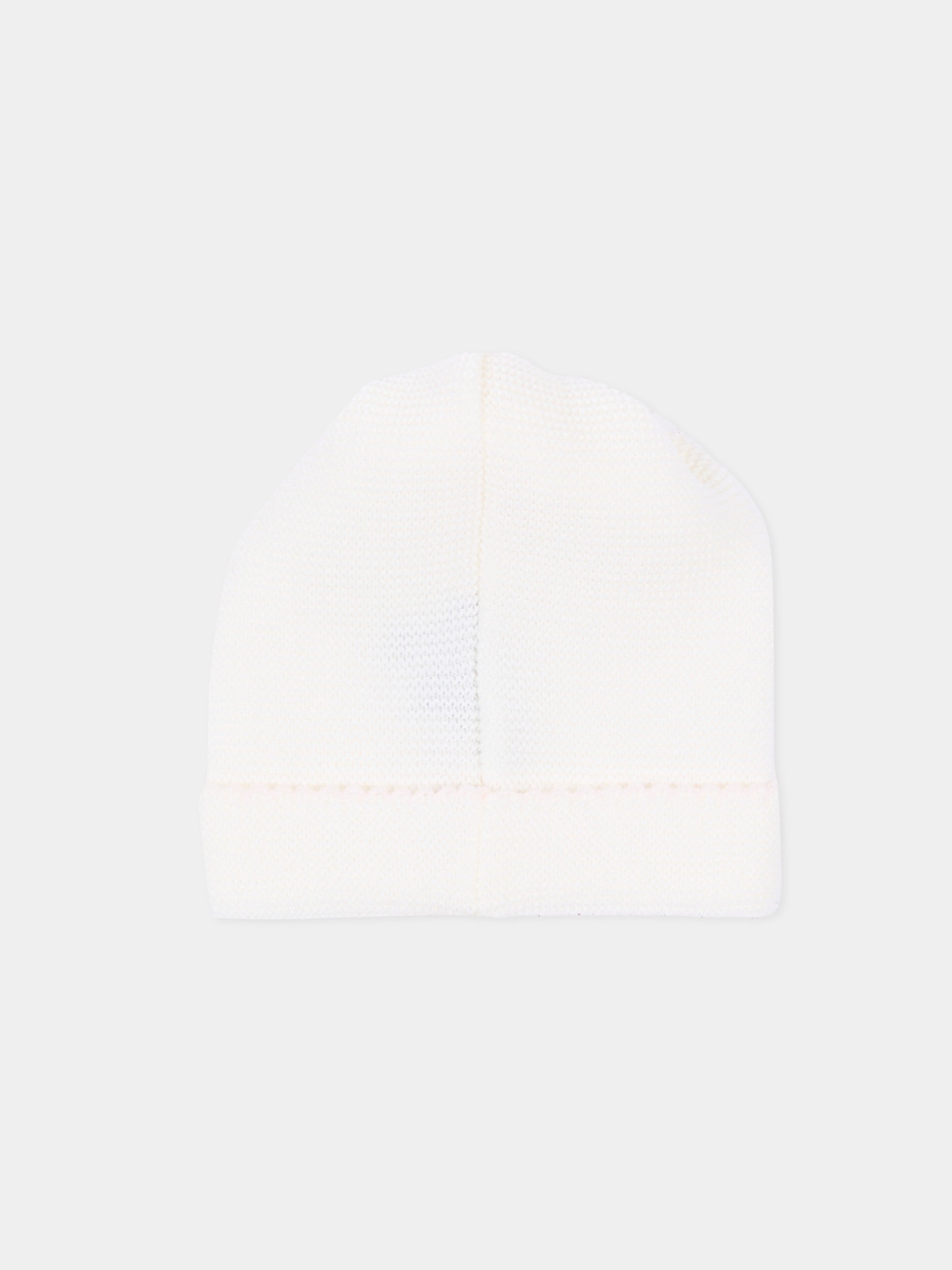 Cappello avorio per neonata,Little Bear,4124 LATTE/ROSA