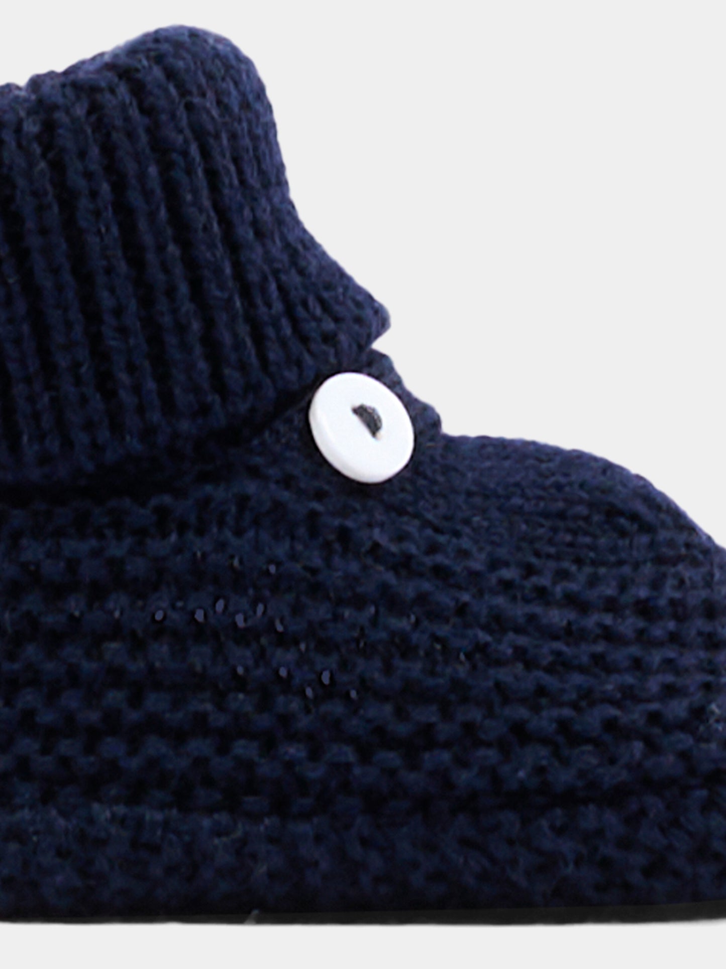 Babbucce blu per neonato tricot,Little Bear,4129 BLU