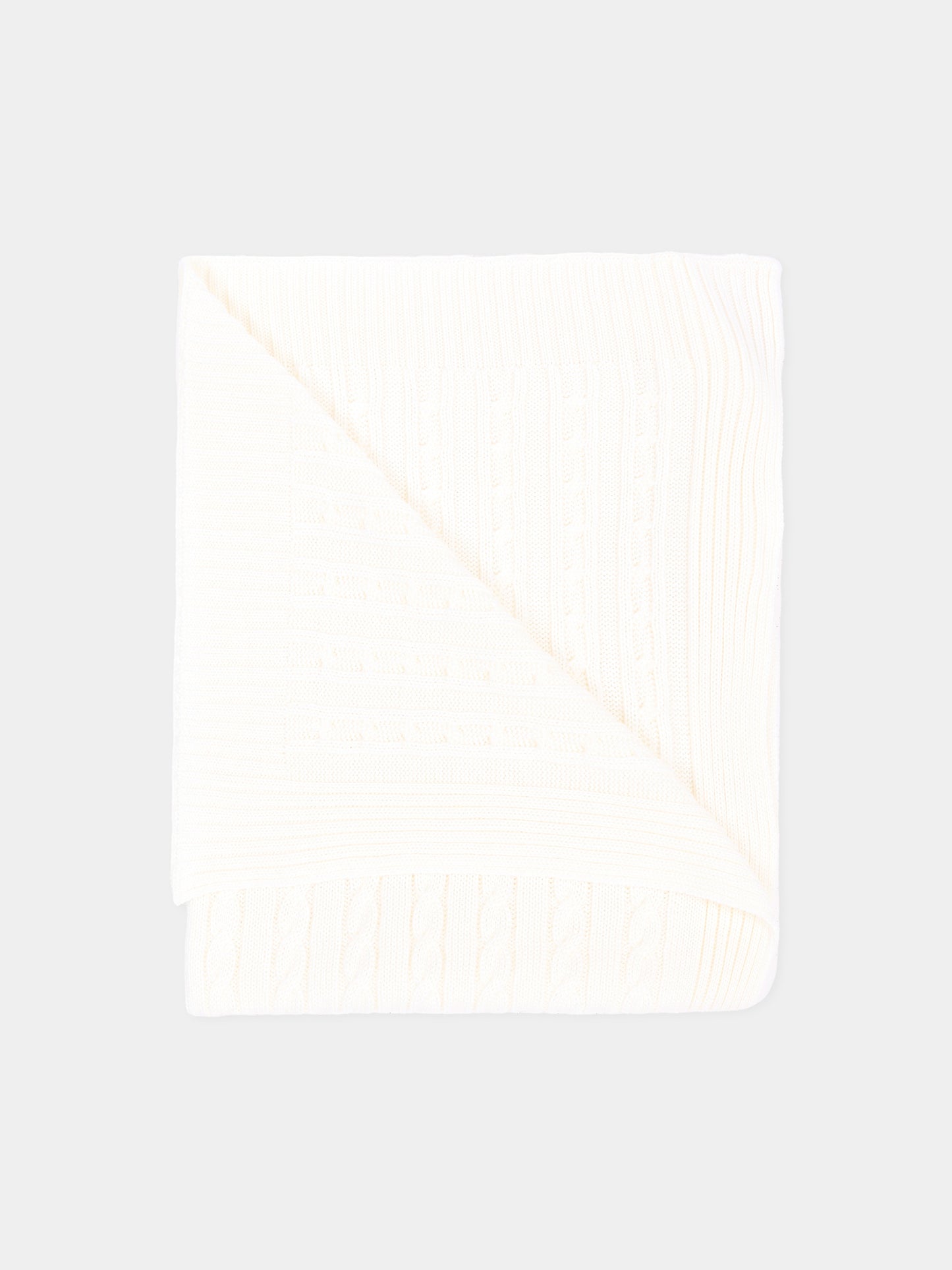 Coperta avorio in maglia per neonati,Little Bear,4131 LATTE