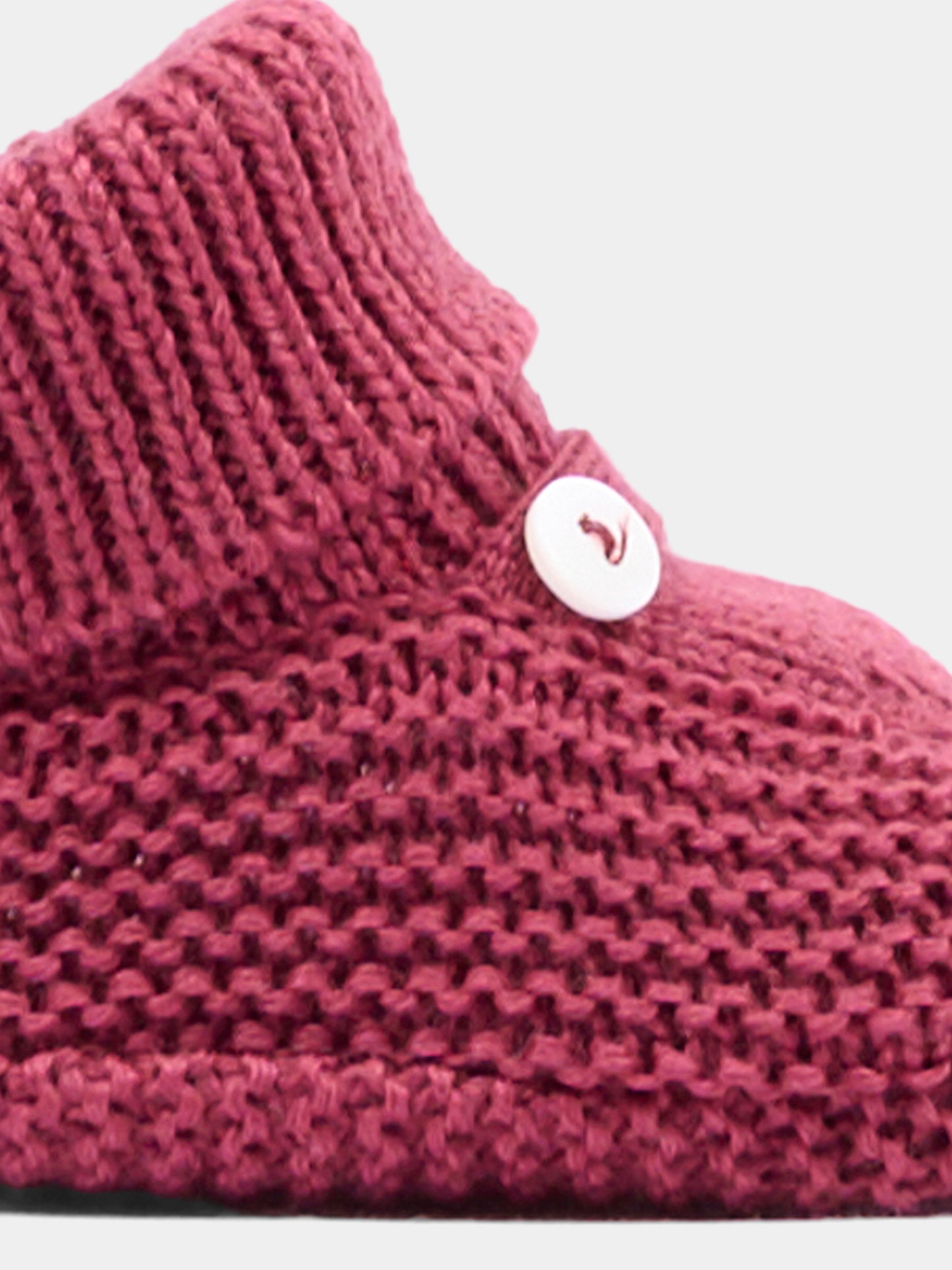 Babbucce bordeaux tricot per neonata,Little Bear,4129 VINACCIA