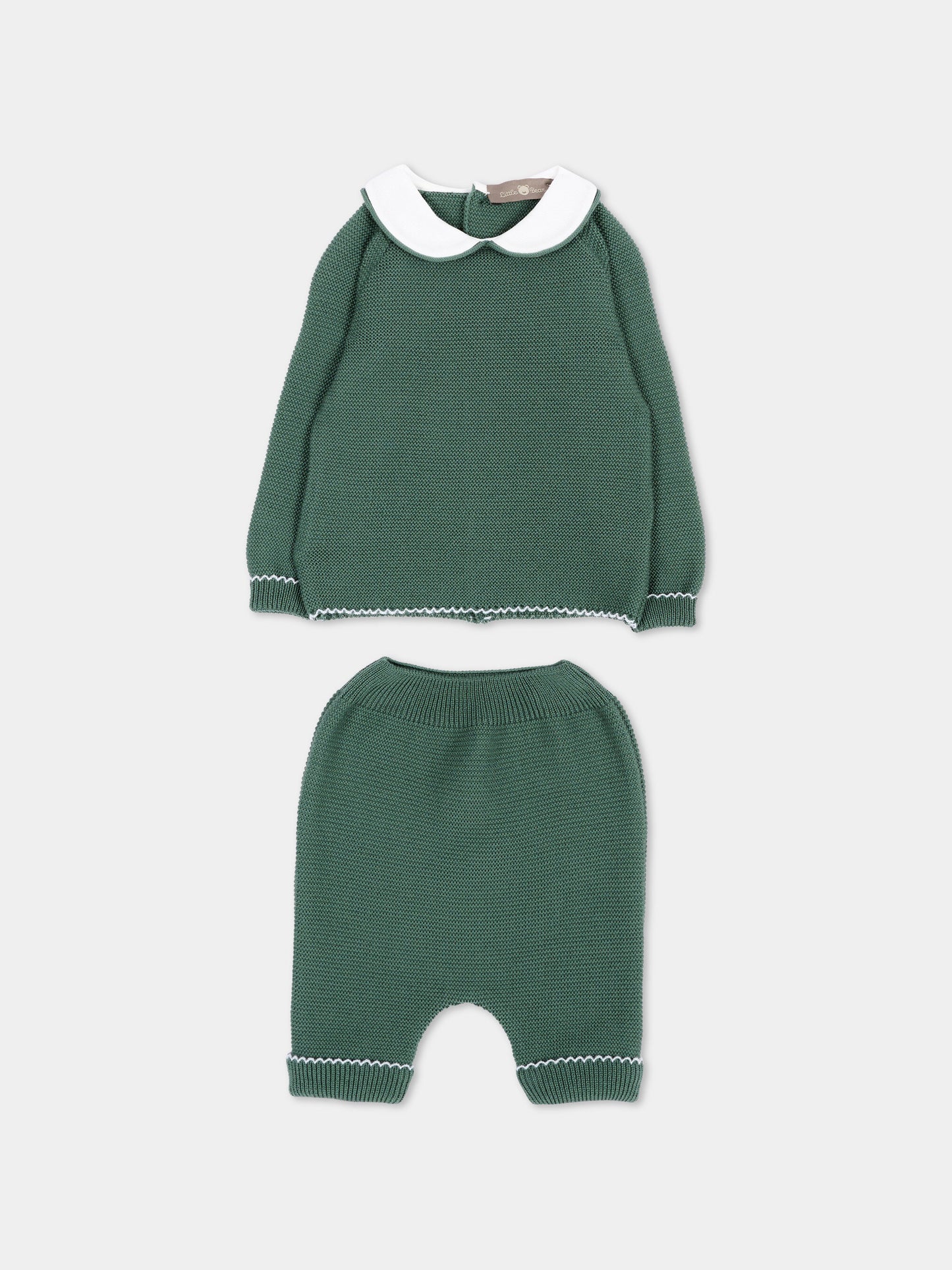 Completo nascita verde per neonato,Little Bear,4121 BOSCO/CIELO