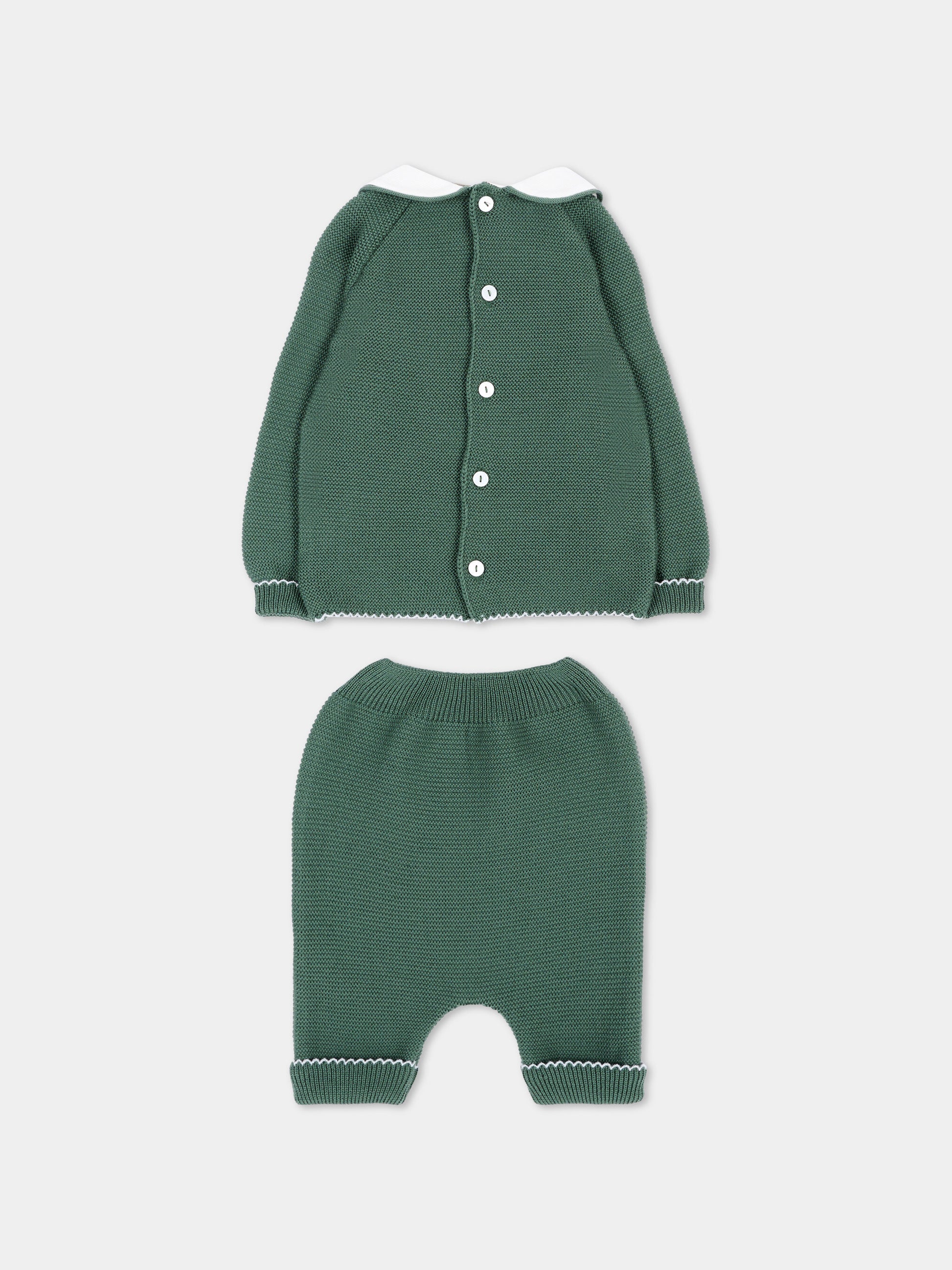 Completo nascita verde per neonato,Little Bear,4121 BOSCO/CIELO
