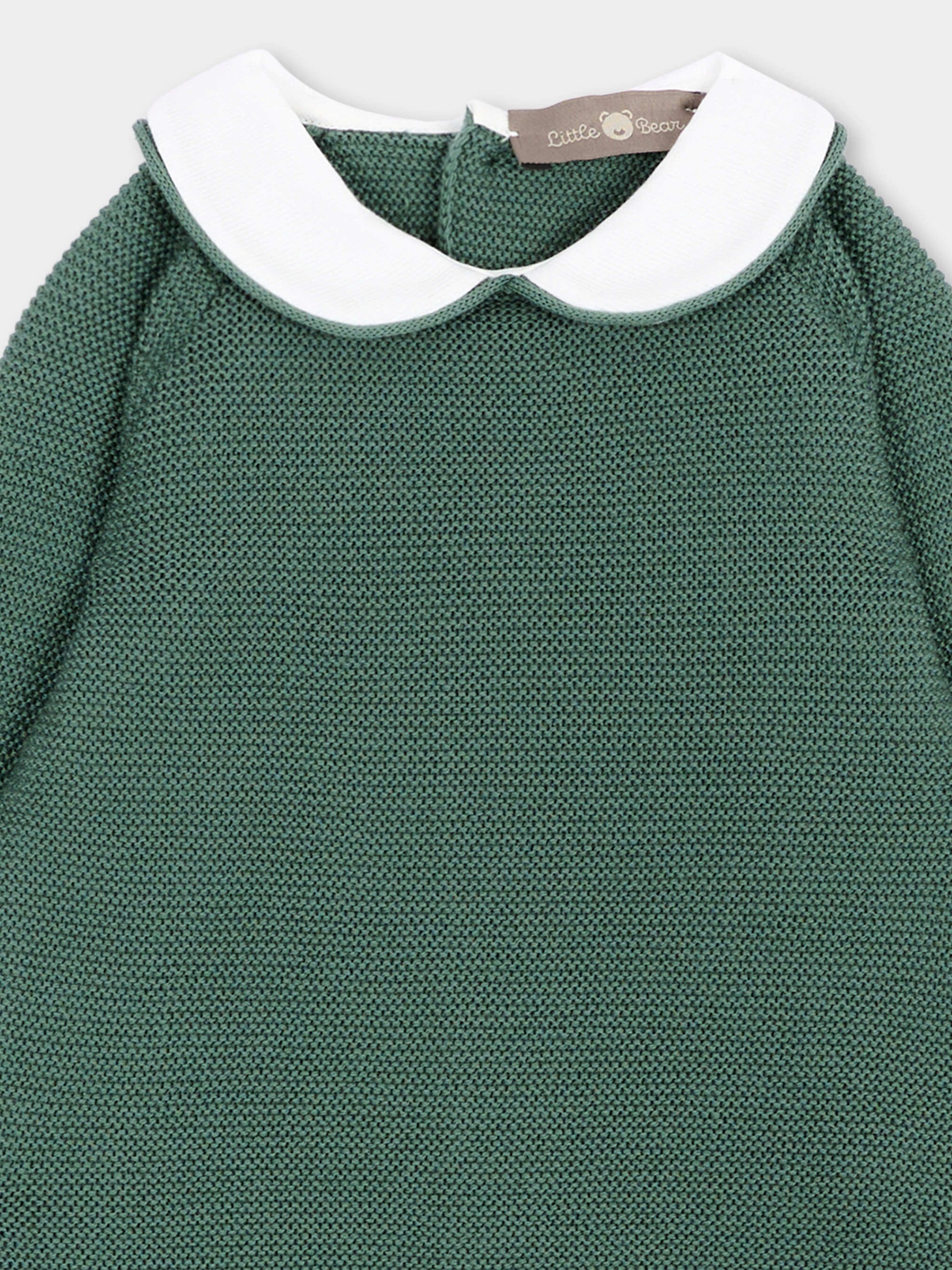 Completo nascita verde per neonato,Little Bear,4121 BOSCO/CIELO