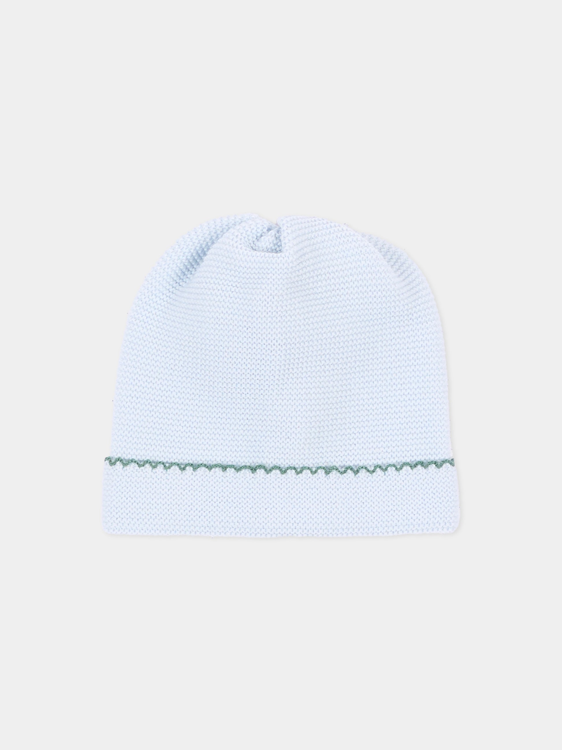 Cappello celeste per neonato,Little Bear,4124 CIELO/BOSCO