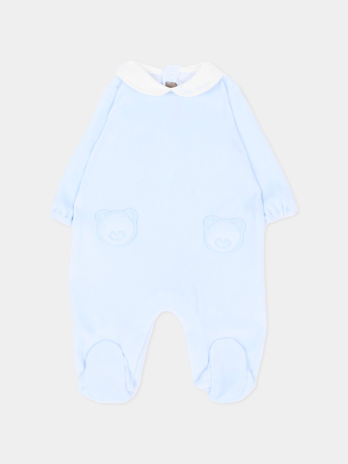 Tutina celeste per neonato con orsetti,Little Bear,4045 CIELO