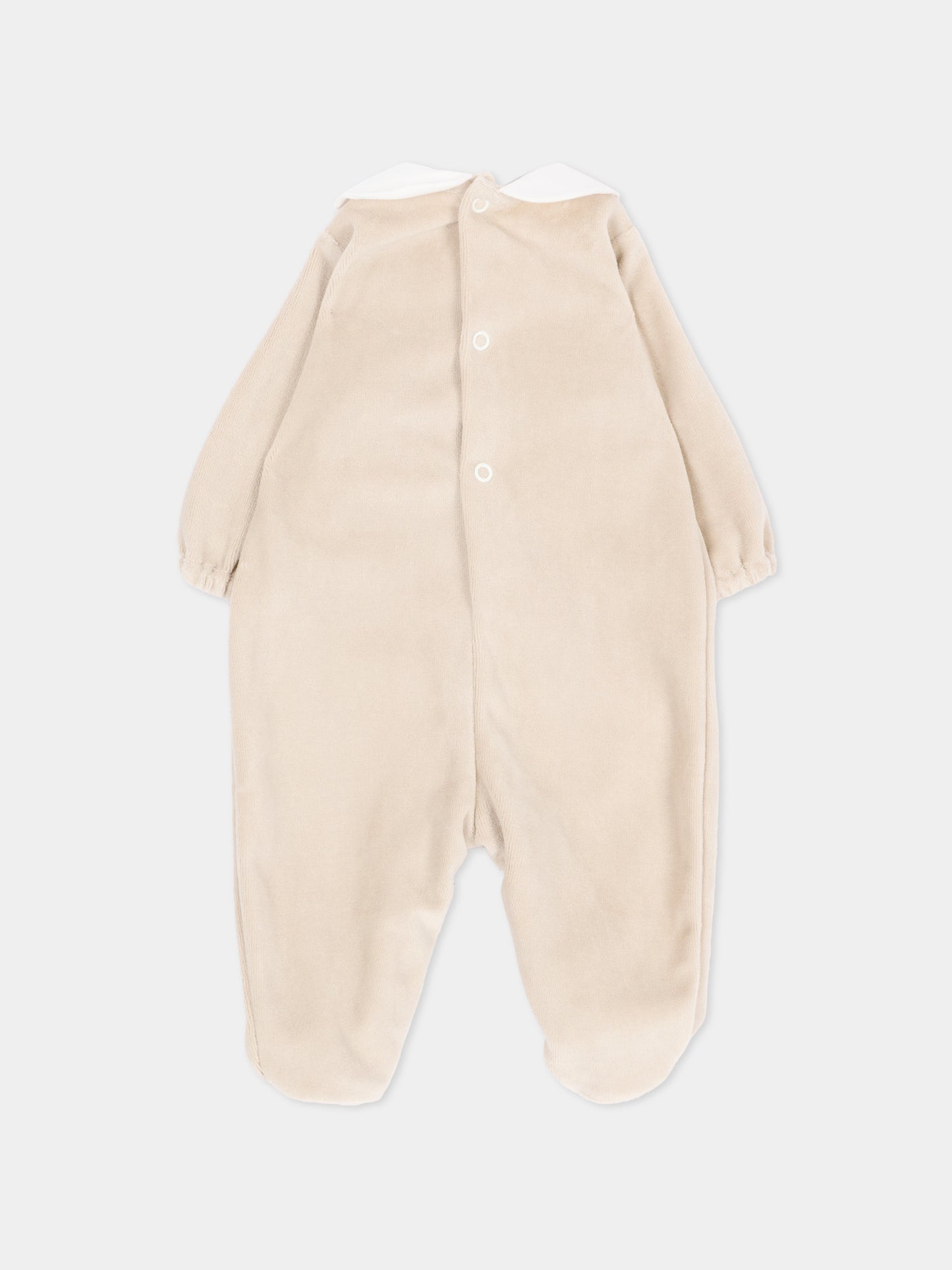 Tutina marrone per neonata con cuori,Little Bear,4046 TORTORA/ROSA