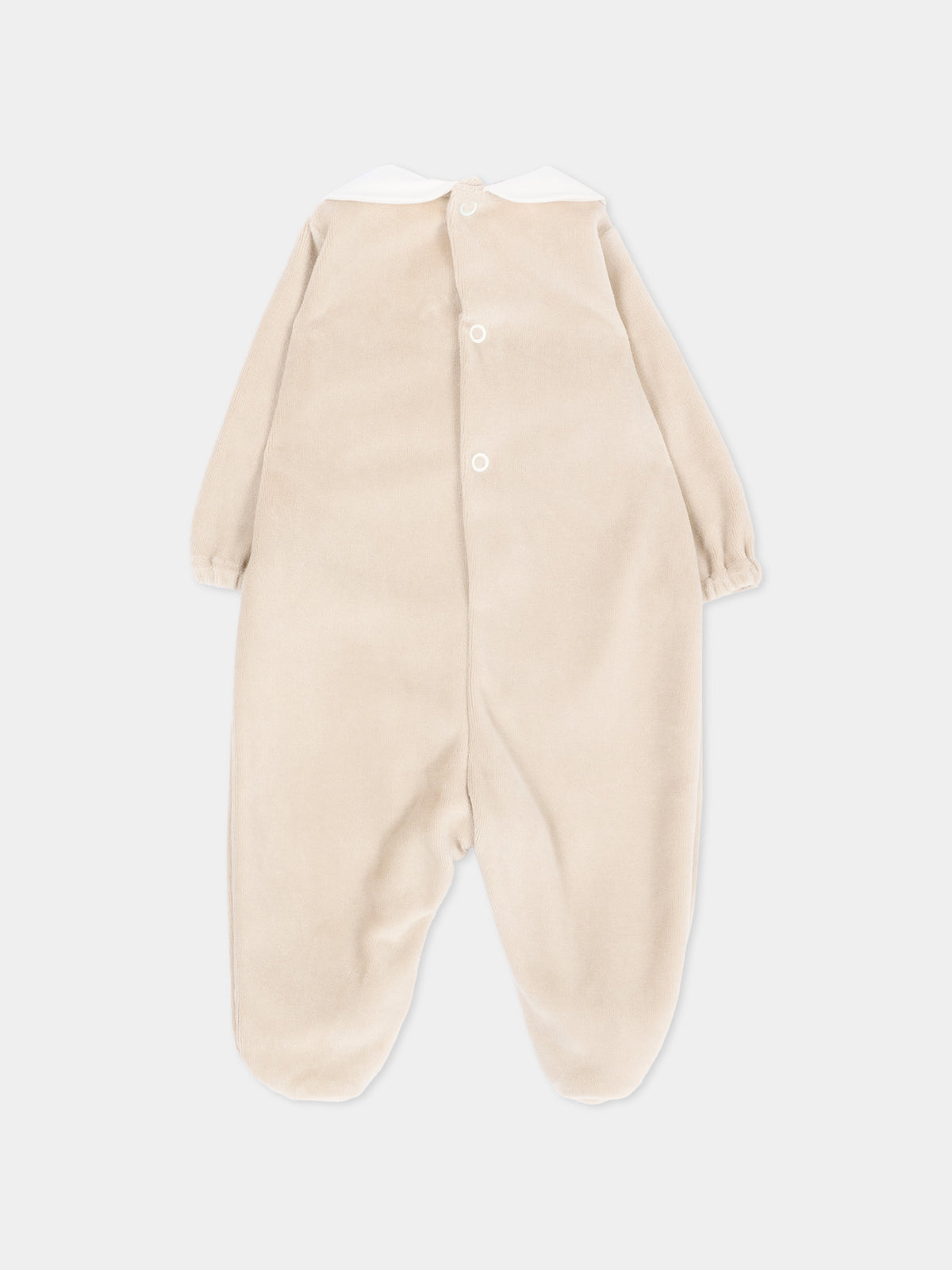 Tutina marrone per neonato con cuori,Little Bear,4046 TORTORA/CIELO