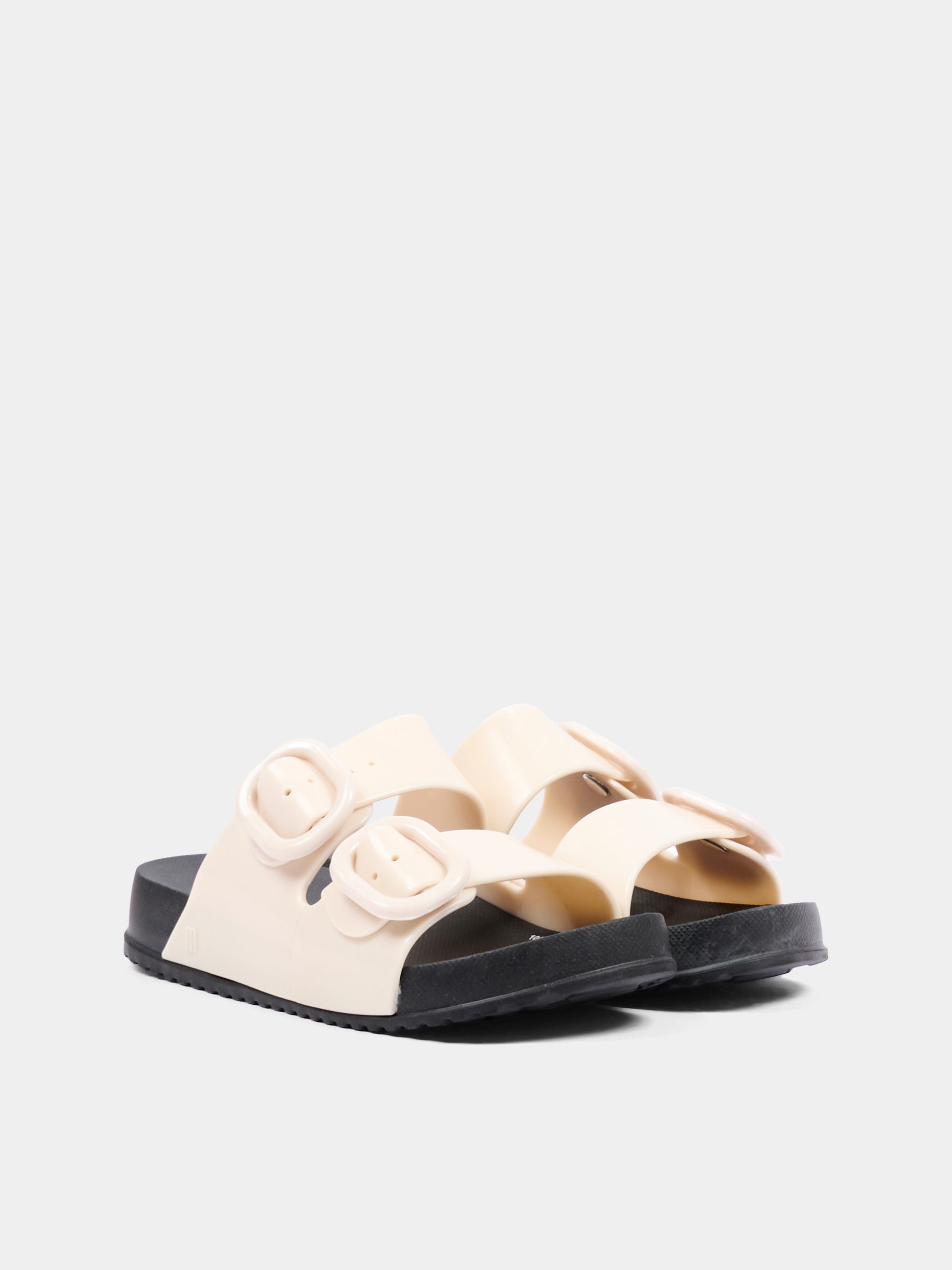 Ciabatte nere per bambina bicolore,Mini Melissa,35685-BG191-05889