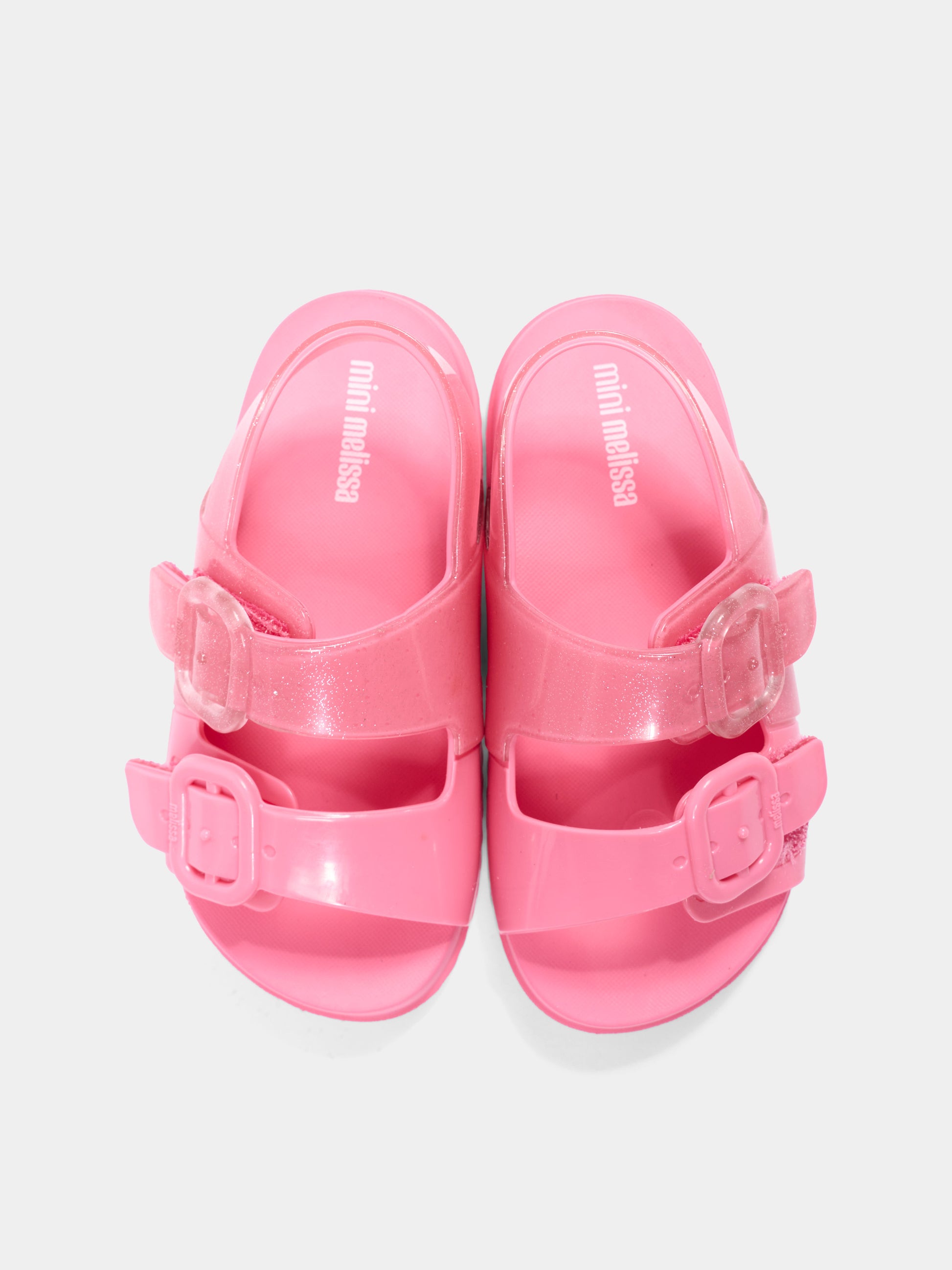 Ciabatte rosa per bambina con glitter,Mini Melissa,35686-AR517-05393