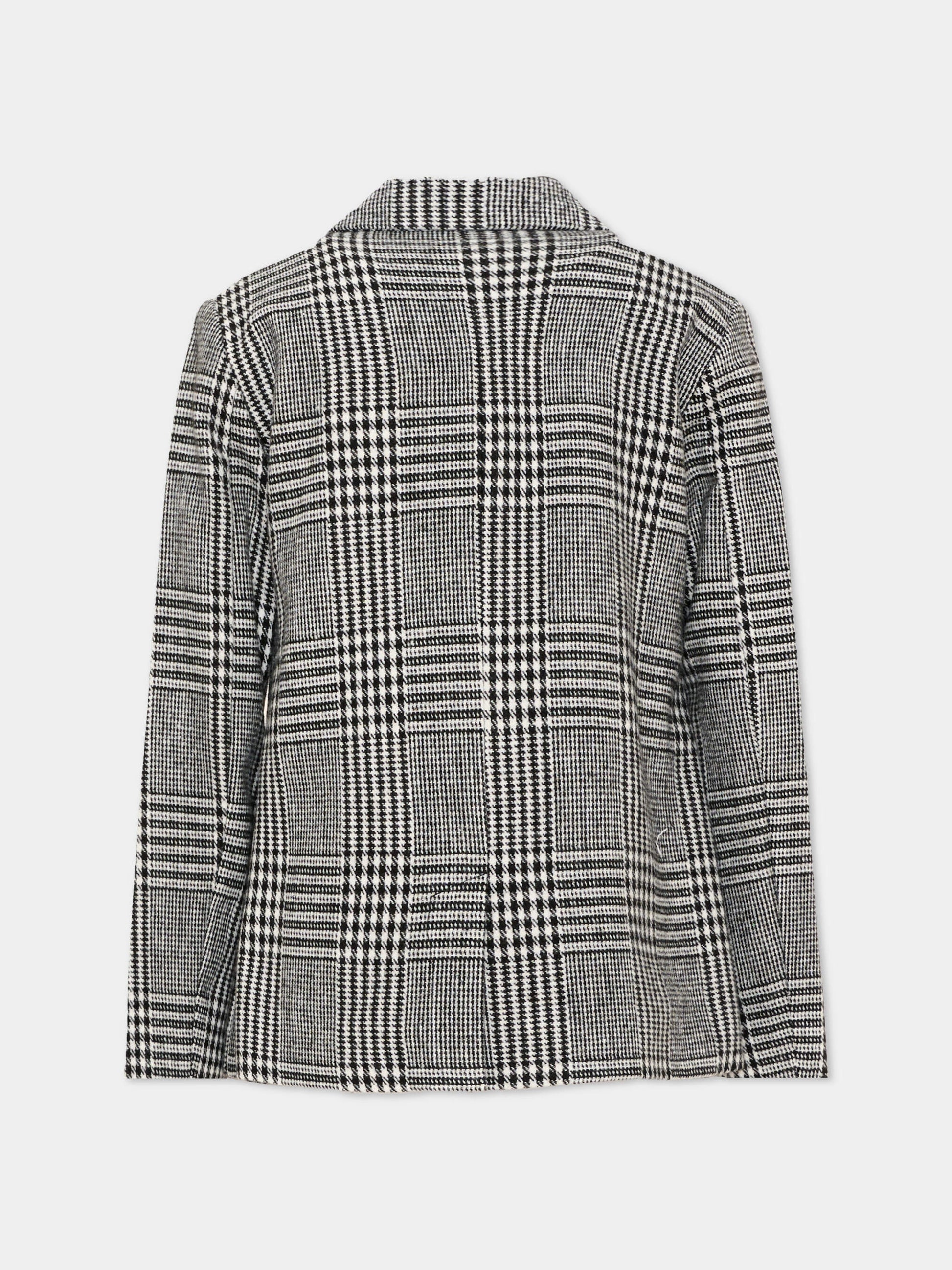 Giacca grigia tweed per bambina,Richmond,RGA26072GC TWEED TWEED