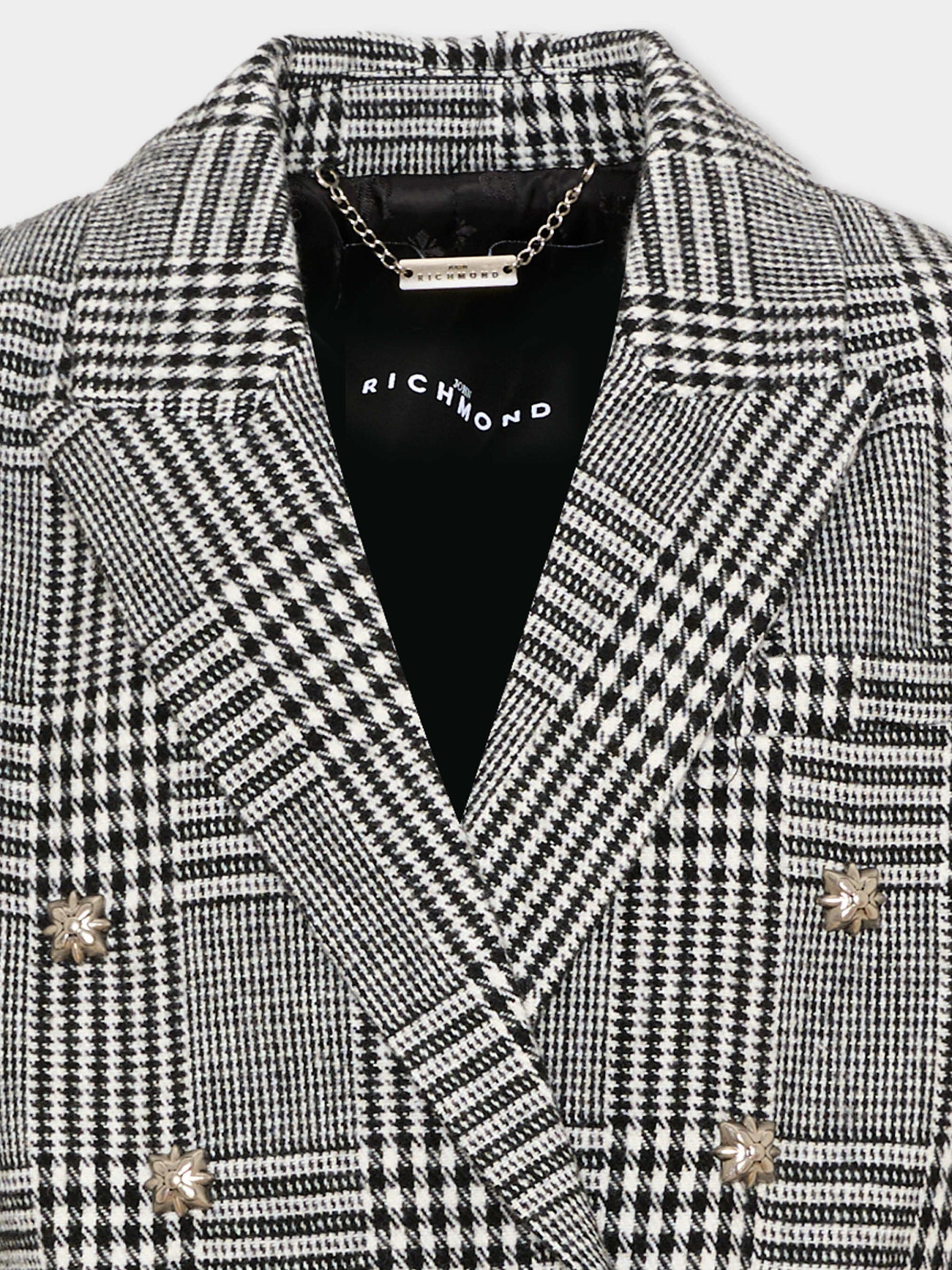 Giacca grigia tweed per bambina,Richmond,RGA26072GC TWEED TWEED